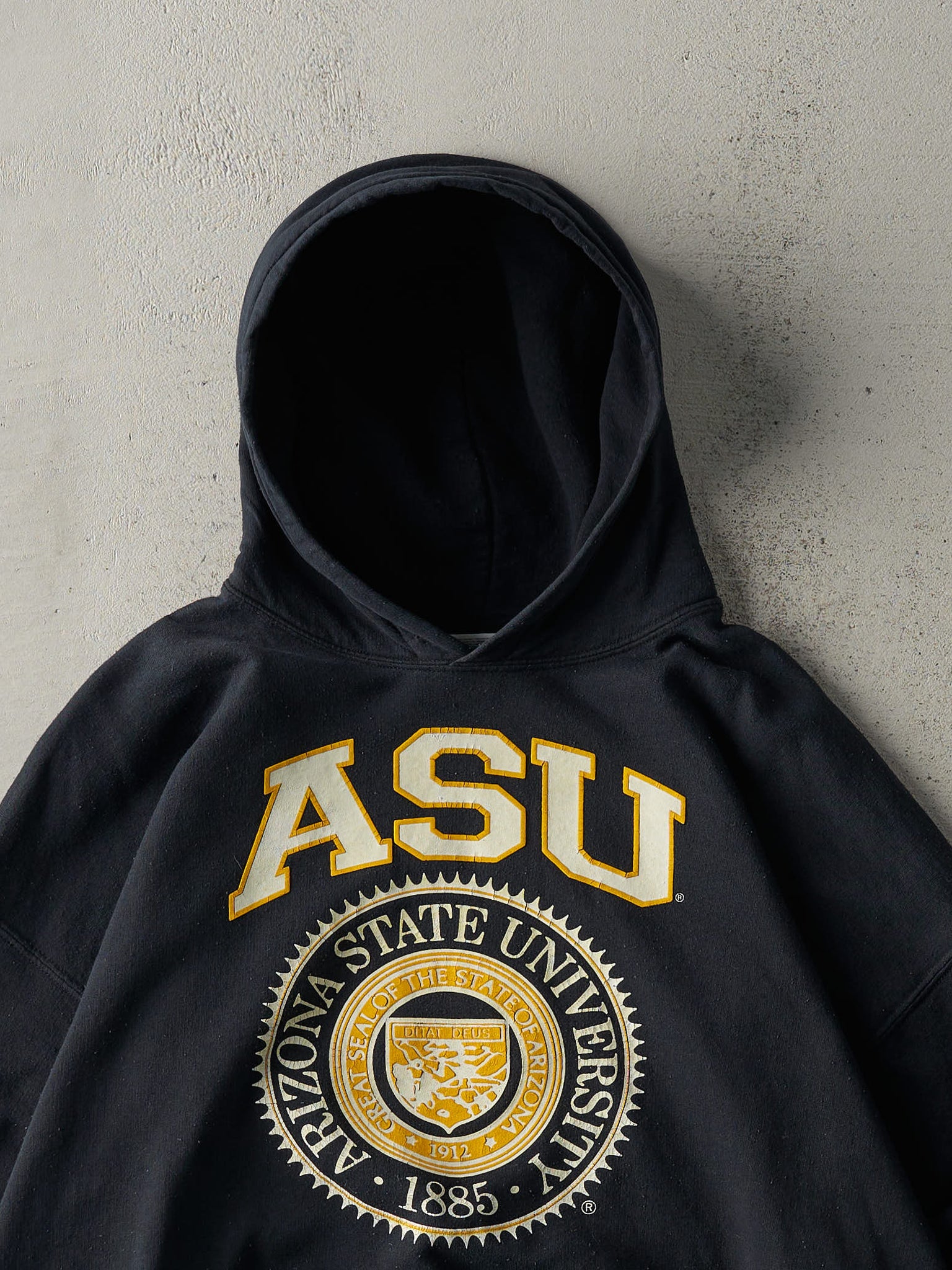 Vintage Y2K Black Arizona State University Hoodie (L)