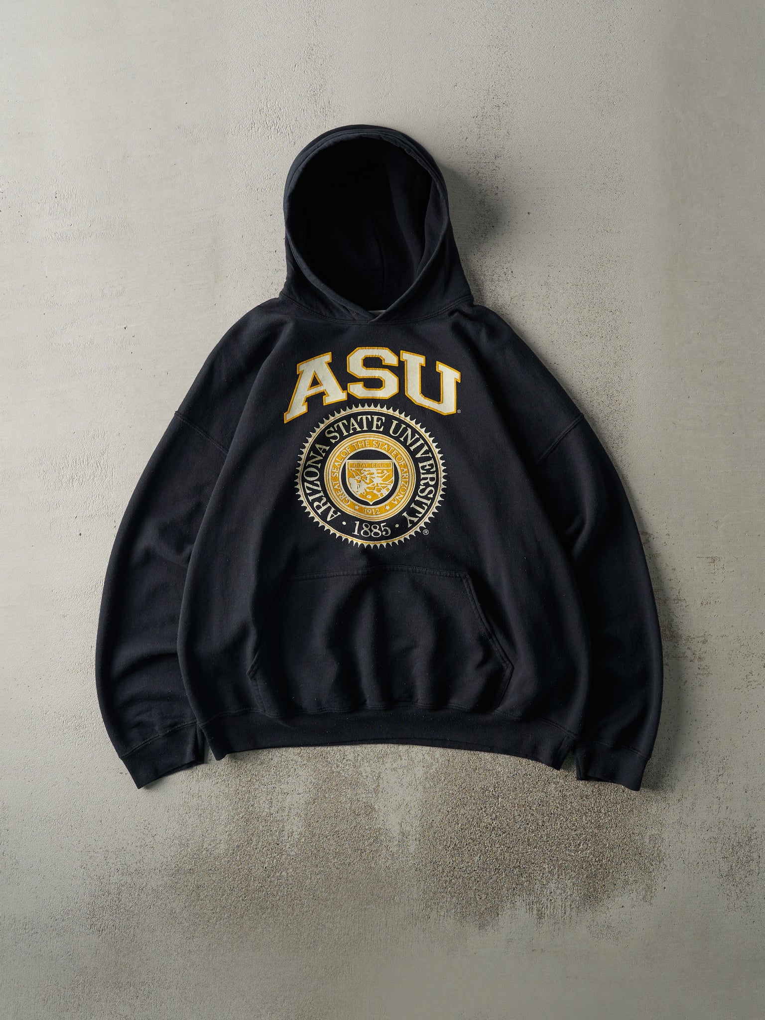 Vintage Y2K Black Arizona State University Hoodie (L)