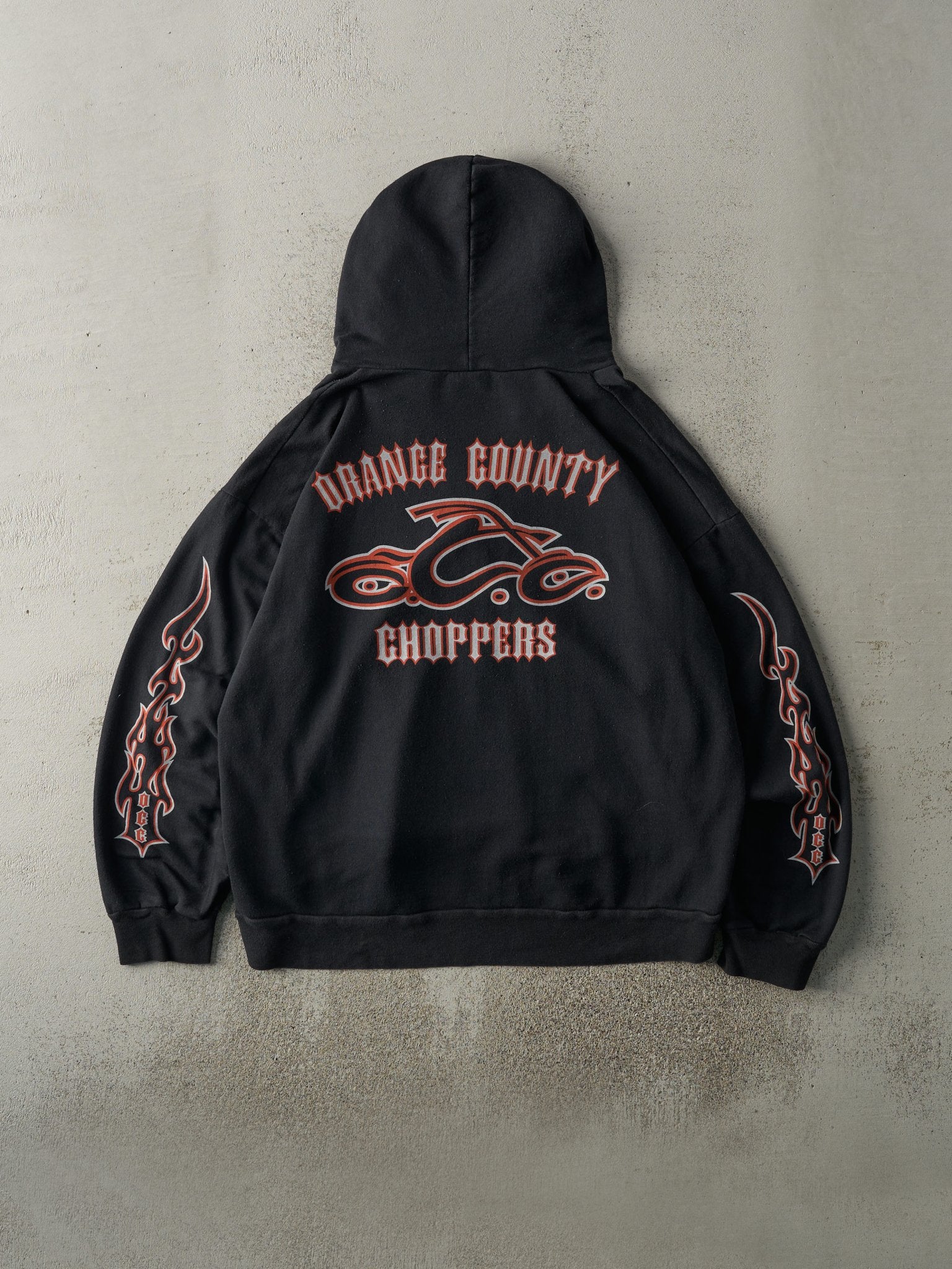 Vintage Y2K Black Orange County Choppers Hoodie (L) – Rebalance 