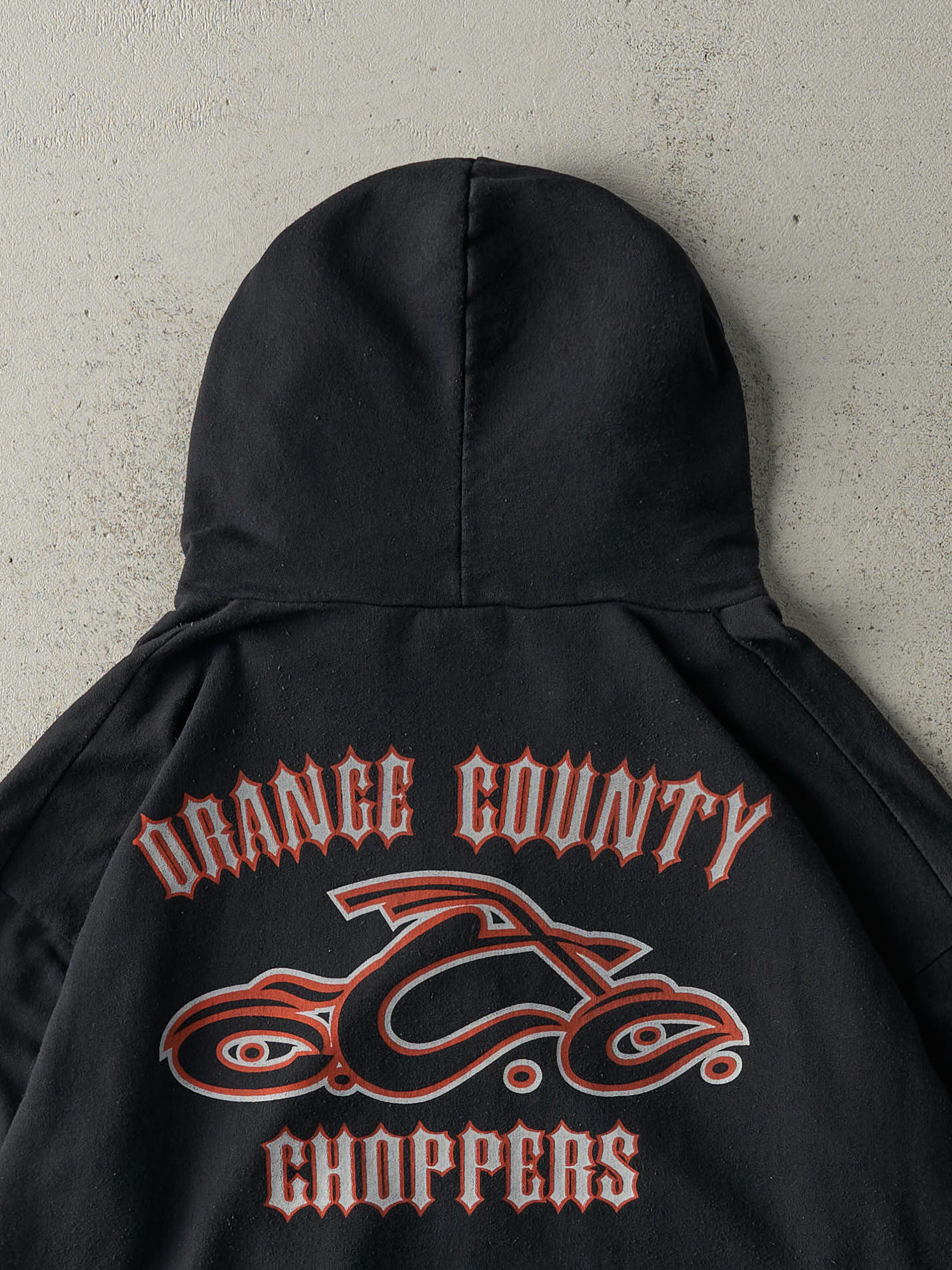 Vintage Y2K Black Orange County Choppers Hoodie (L) – Rebalance 