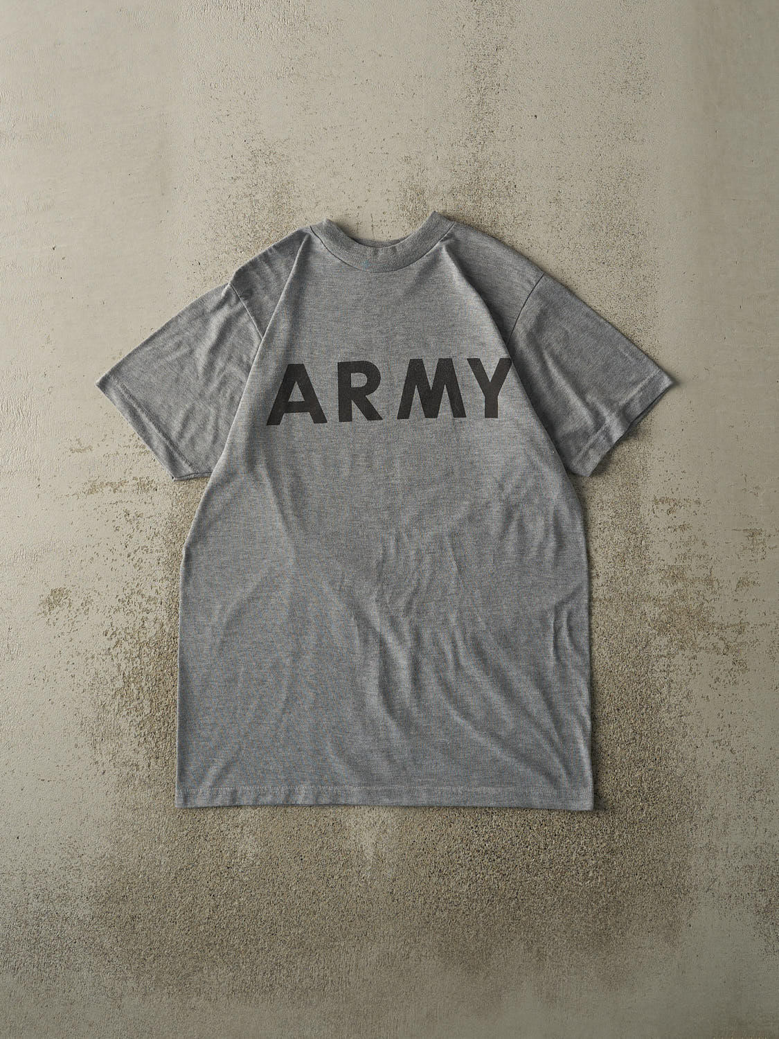 Vintage Y2K Grey US Army Tee (S/M)