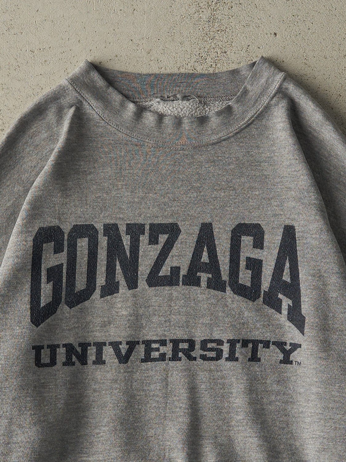 Vintage 90s Grey Gonzaga University Crewneck (L)