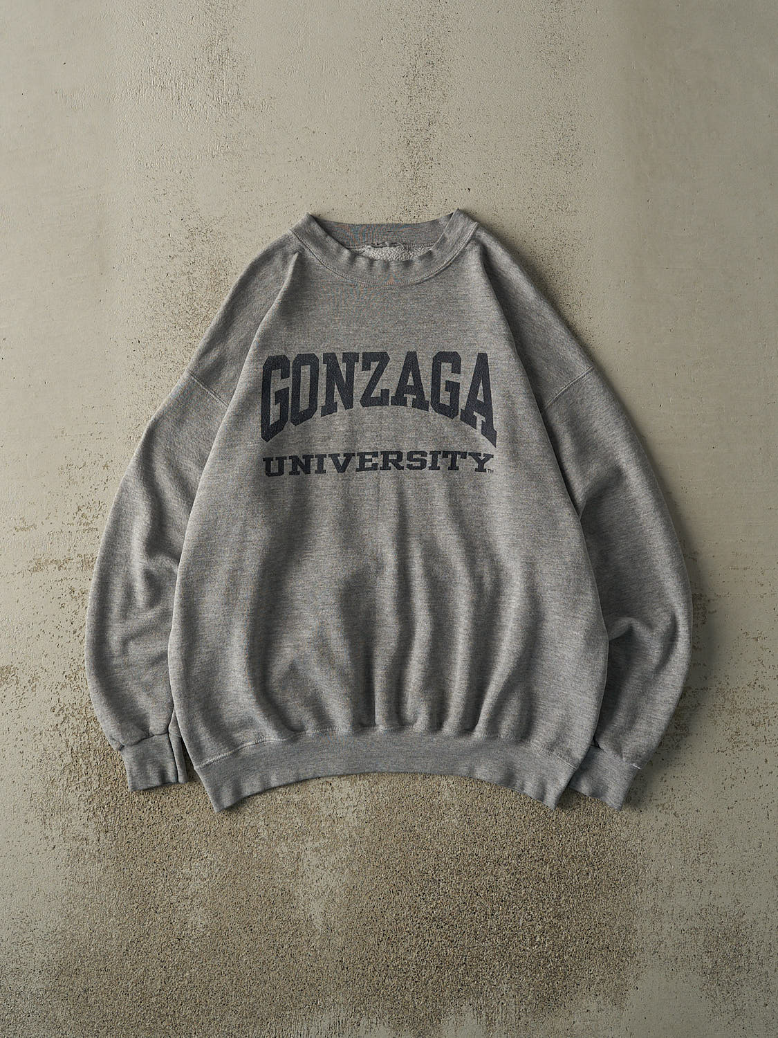 Vintage 90s Grey Gonzaga University Crewneck (L)
