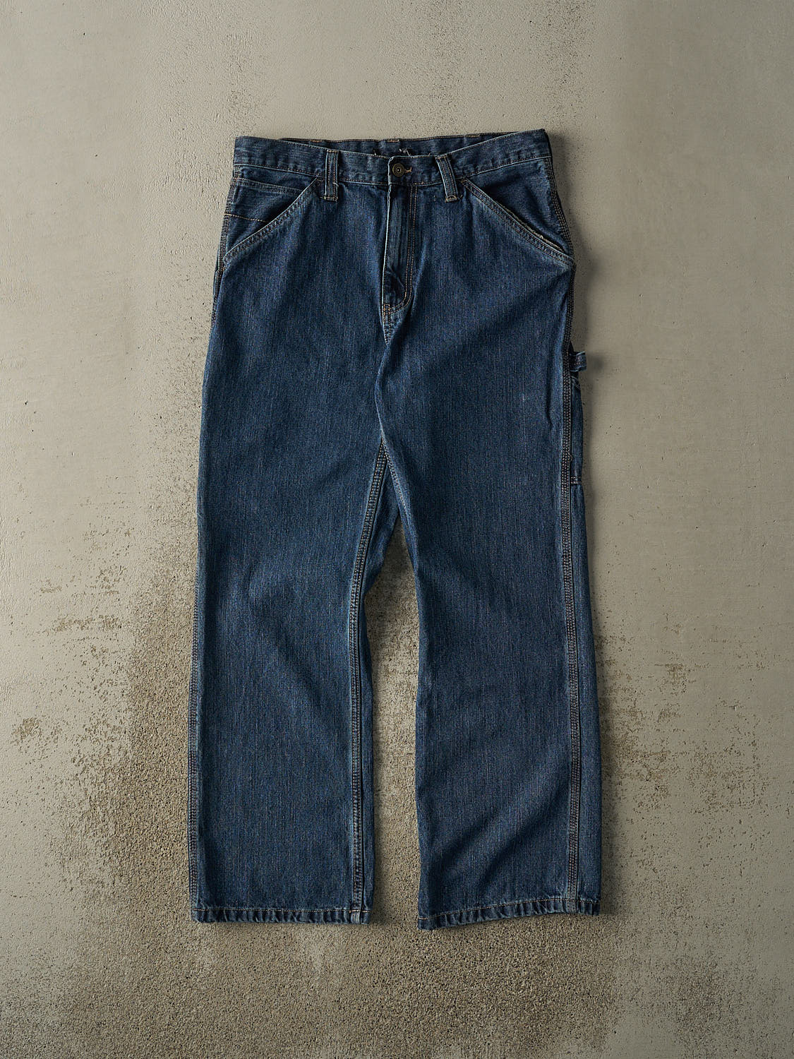 Vintage Y2K Dark Wash Carpenter Jeans (33x30)