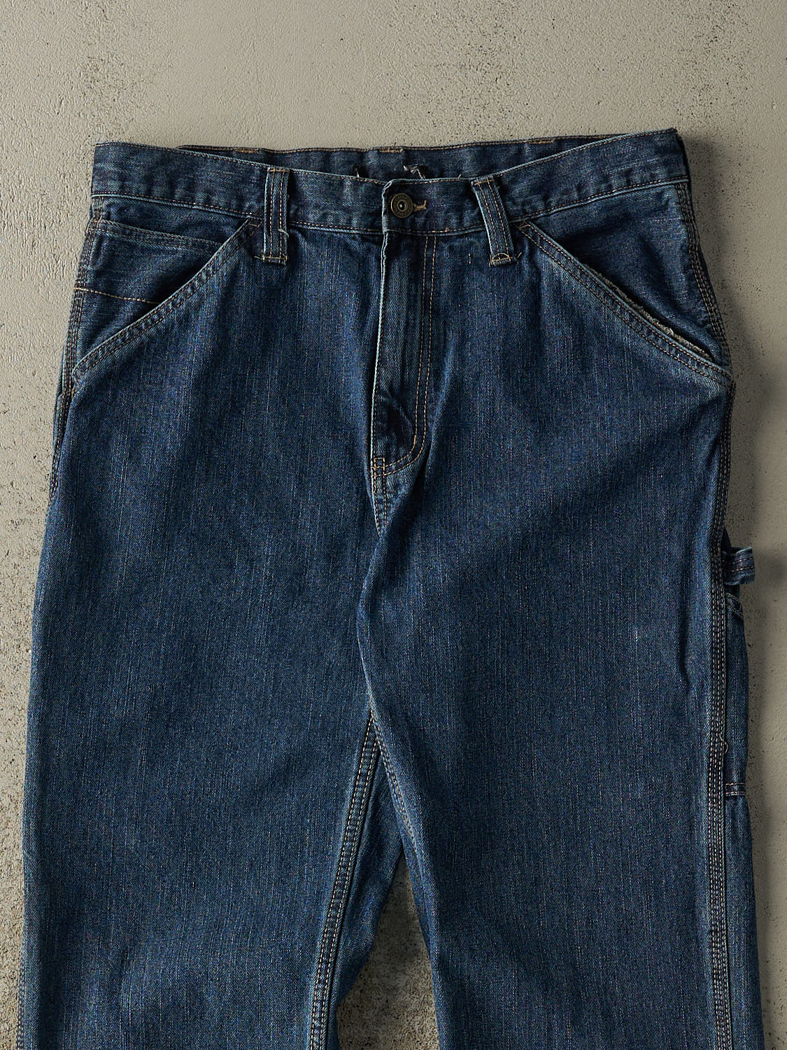 Vintage Y2K Dark Wash Carpenter Jeans (33x30)