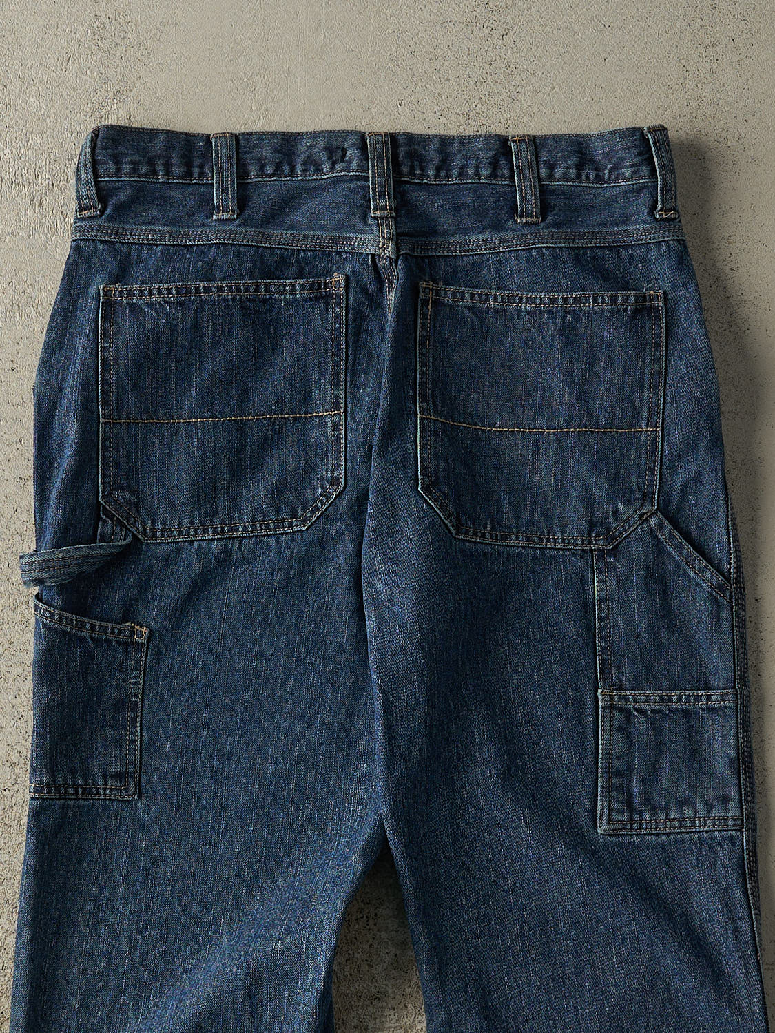 Vintage Y2K Dark Wash Carpenter Jeans (33x30)