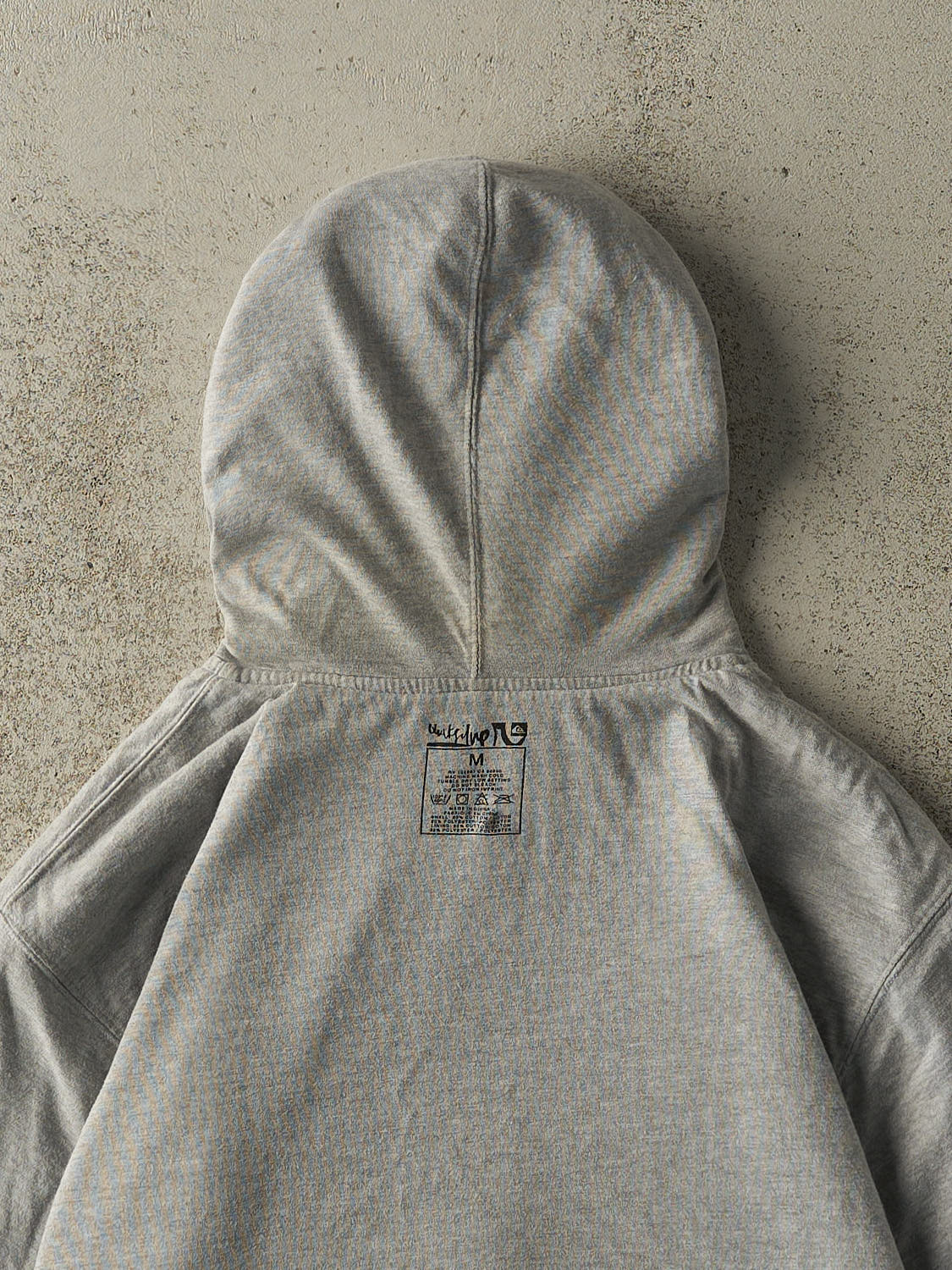 Vintage Y2K Navy Blue Quiksilver Reversible Zip Up Hoodie (M/L)