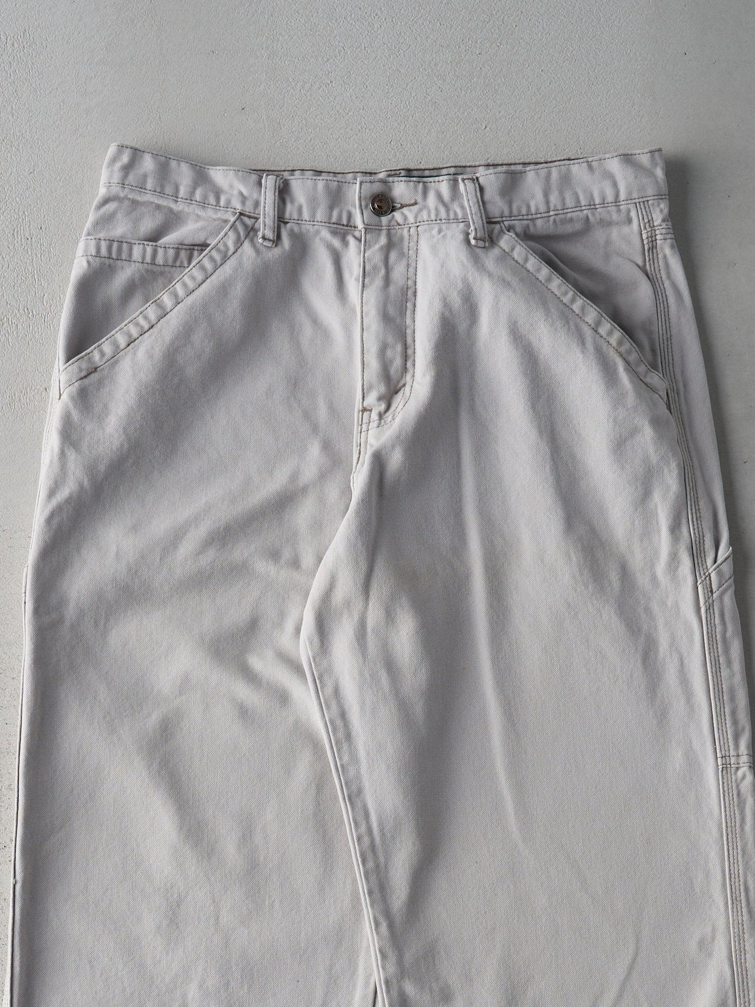 Vintage 90s Light Grey Levi's Silver Tab Pants (33x30)