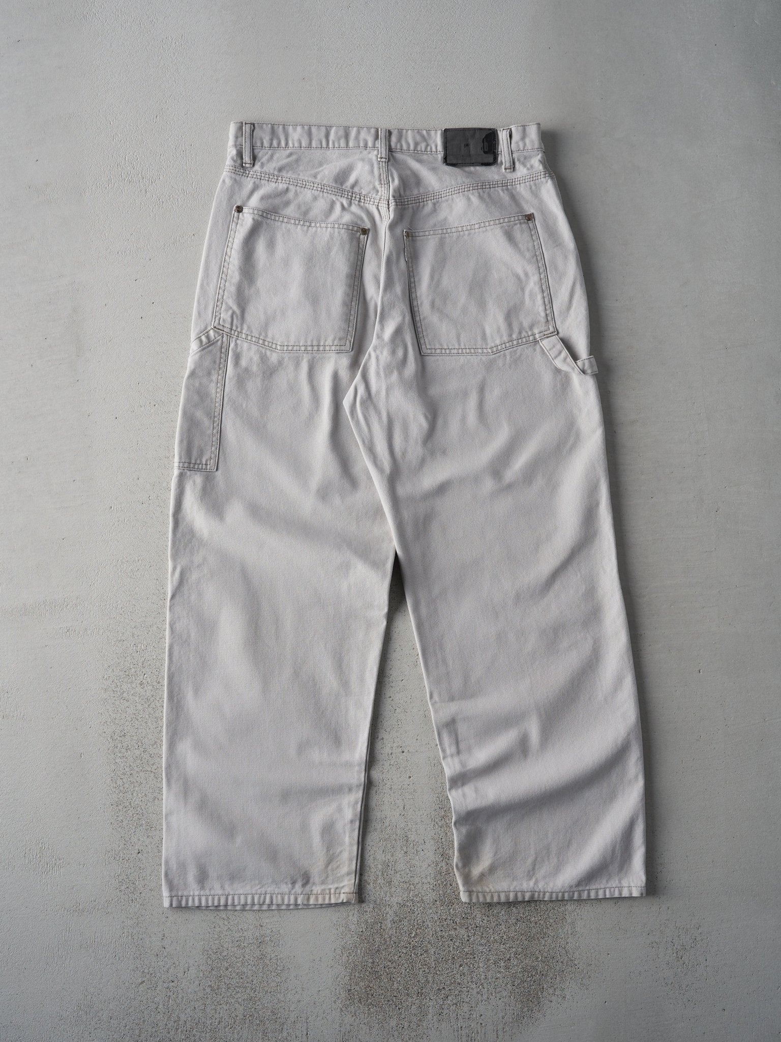 Vintage 90s Light Grey Levi's Silver Tab Pants (33x30)