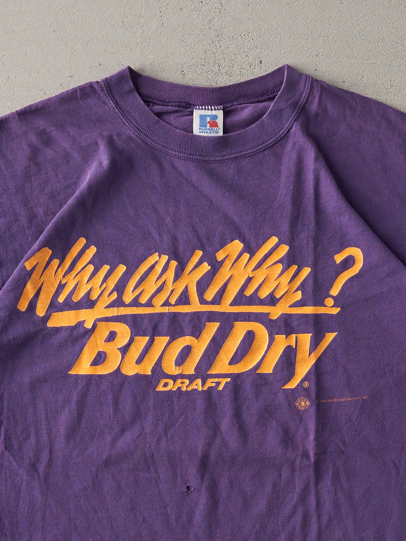 Vintage 92' Plum Bud Dry Draft Tee (M)