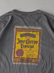 Vintage 90s Washed Grey Jose Cuervo Tee (L)