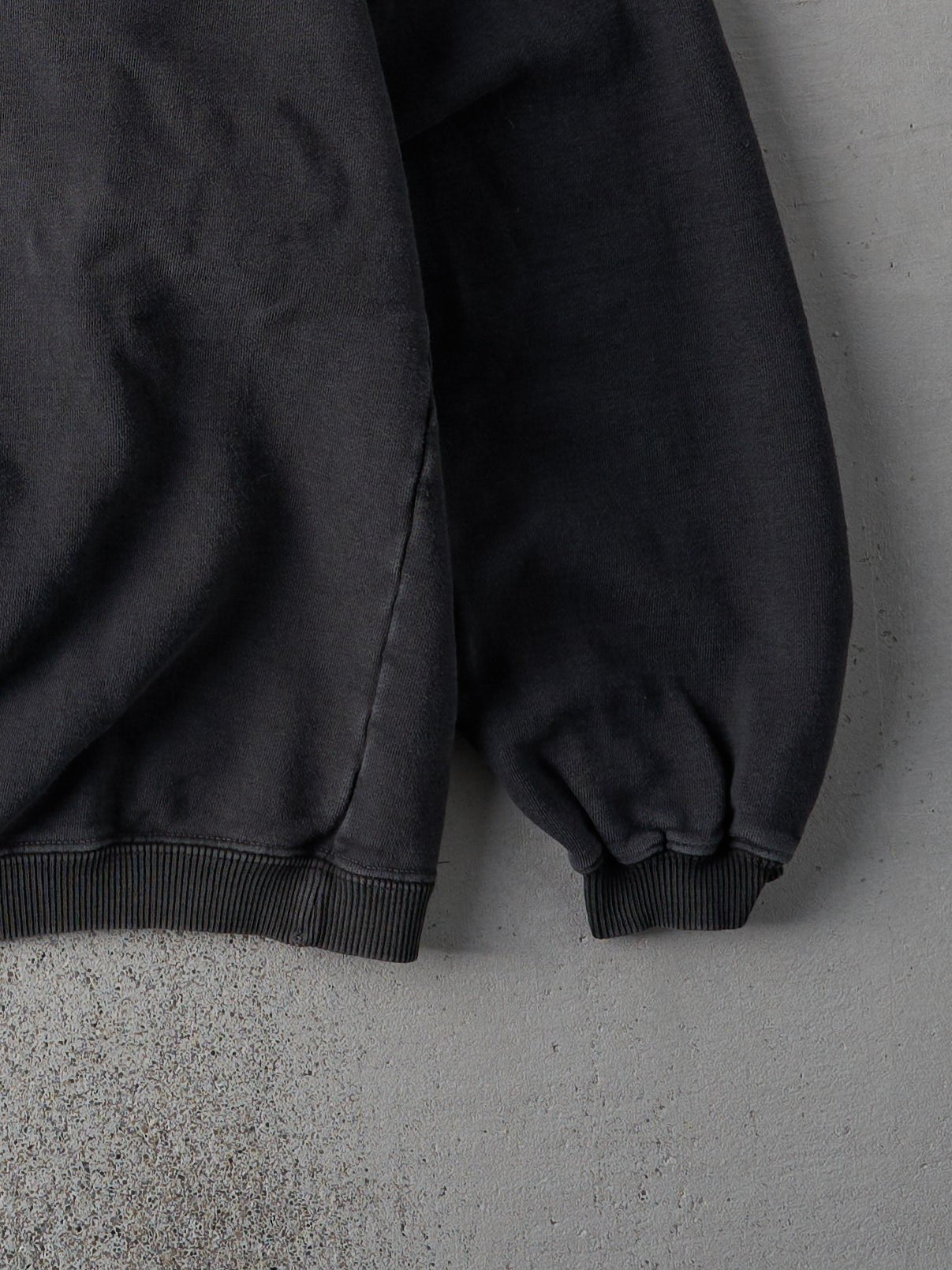 Vintage 90s Faded Black BUM Equipment Boxy Crewneck (XL)