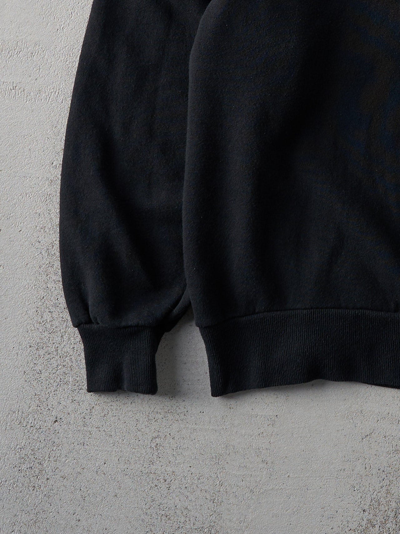 Vintage 90s Black Blank Crewneck (M)