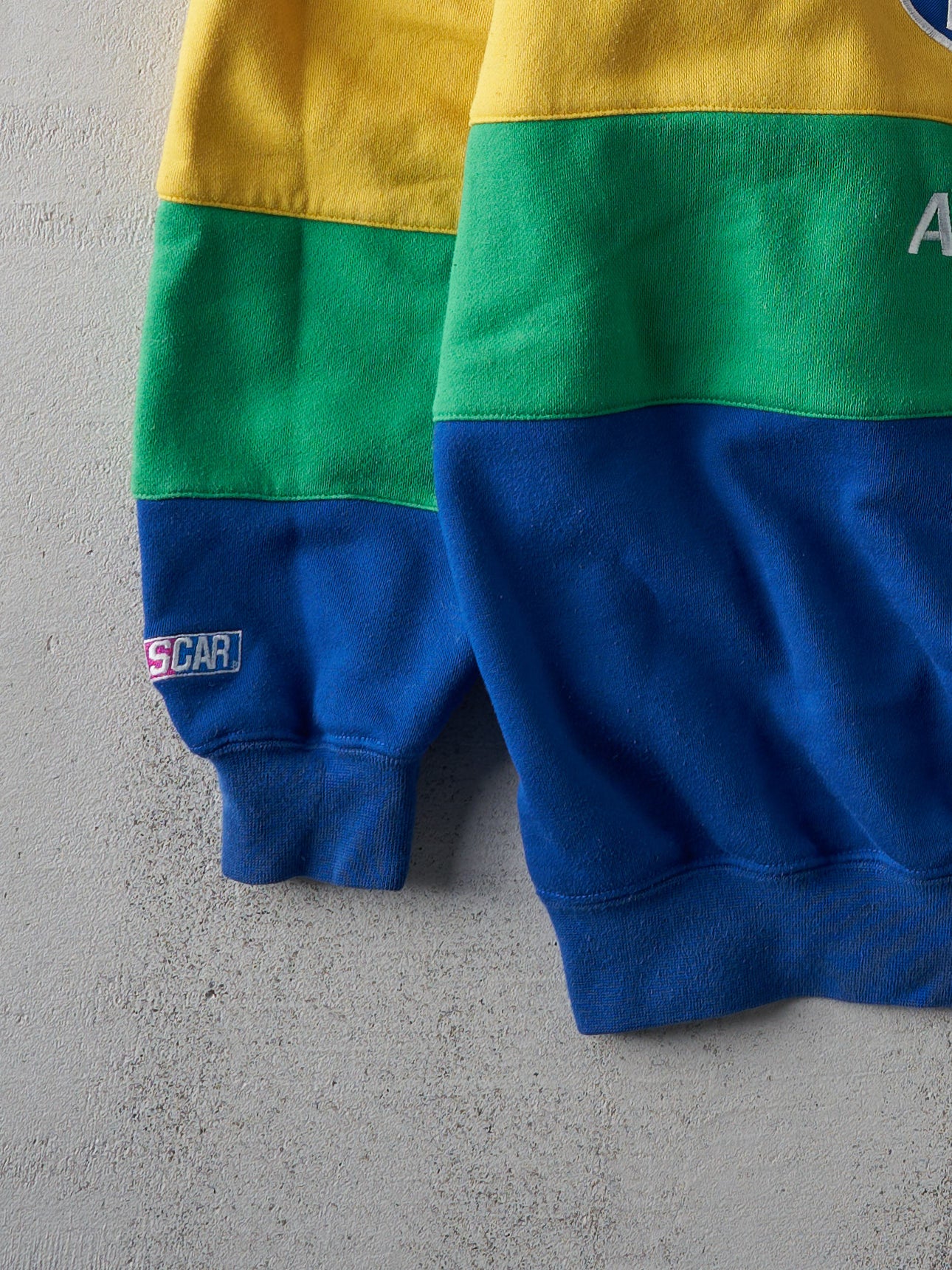 Vintage 90s Colour Block Jeff Gordon Nascar Crewneck (XL)