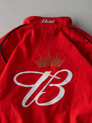 Vintage 90s Red Chase Authentic Budweiser Racing Jacket (XL)