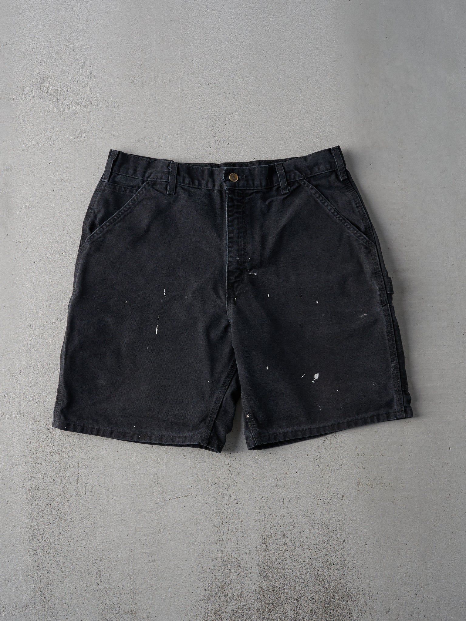 Vintage Y2K Black Carhartt Carpenter Shorts (36x8.5)