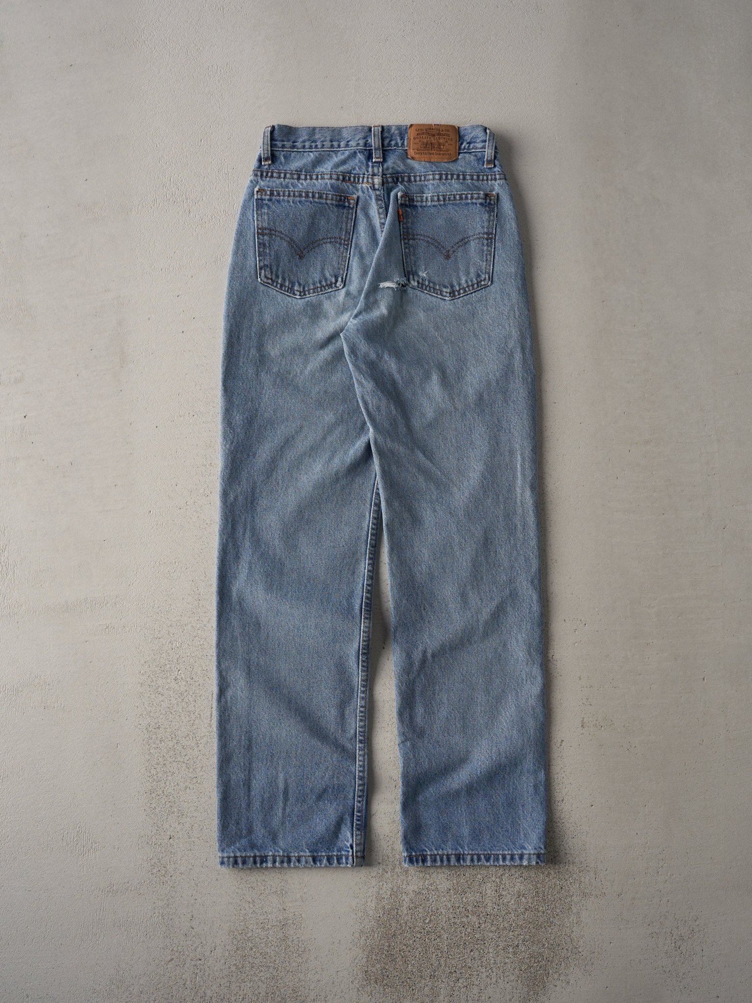 Vintage 90s Light Wash Levi's Orange Tab Jeans (26x30)