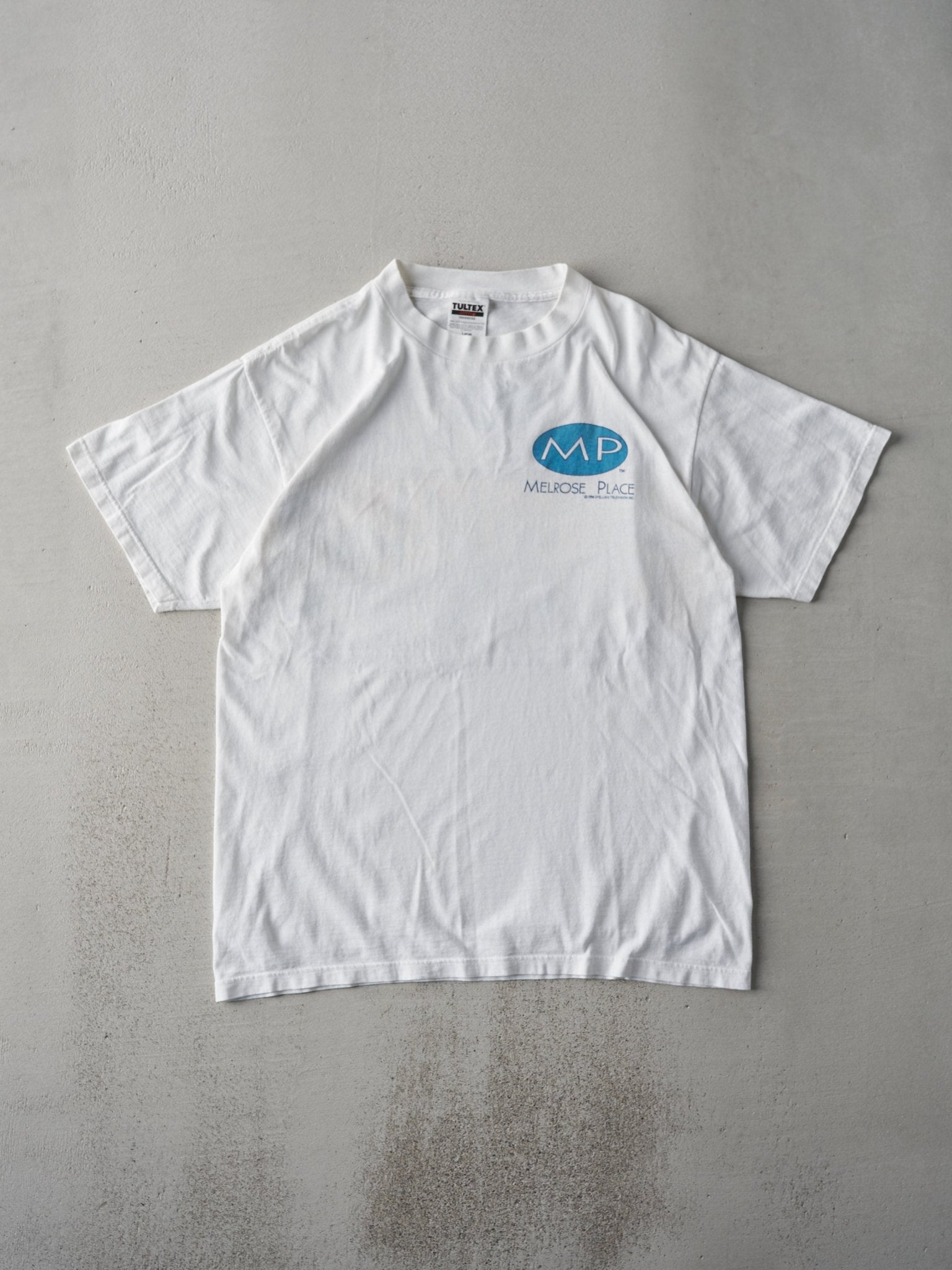 Vintage 94' White Melrose Place Tee (M)