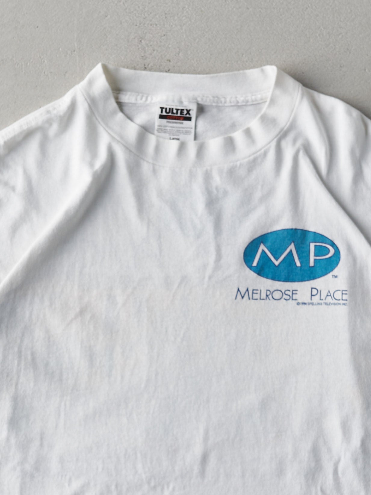 Vintage 94' White Melrose Place Tee (M)