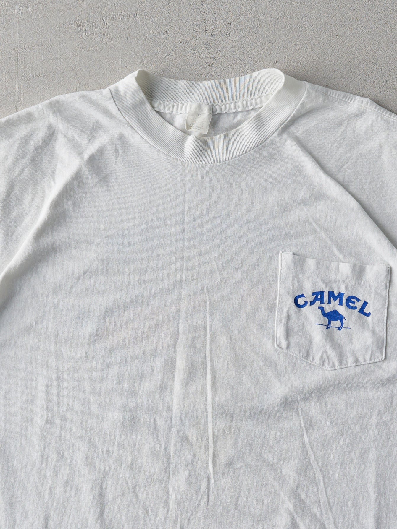 Vintage 90s White RARE Camel Cigarette Single Stitch Tee (L)