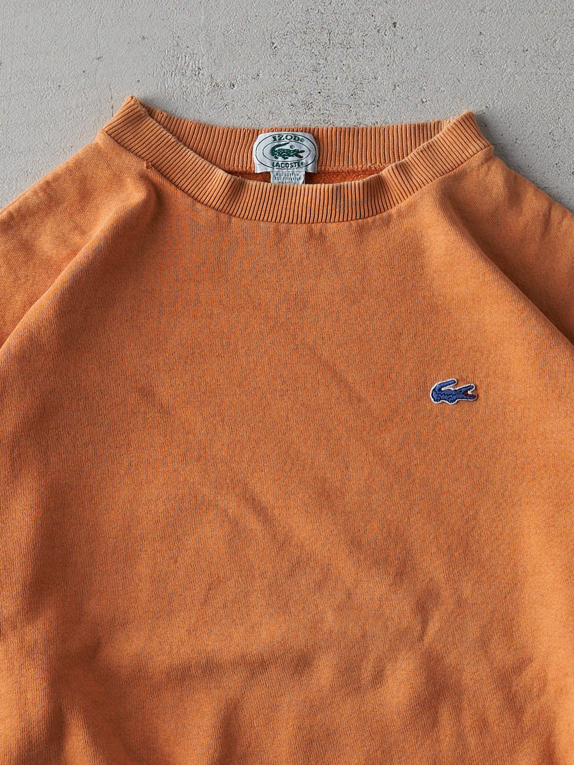 Vintage 80s Orange Lacoste Crewneck (M/L)