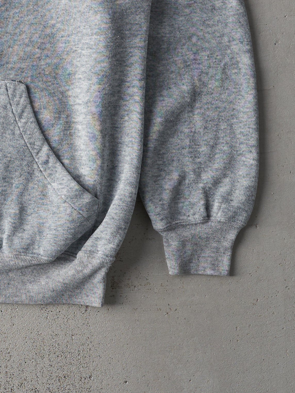 Vintage 80s Light Grey Lacoste Hoodie (L)