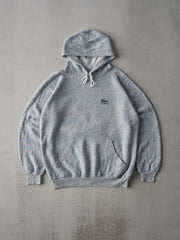 Vintage 80s Light Grey Lacoste Hoodie (L)