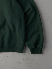 Vintage 90s Forest Green Blank Crewneck (M)