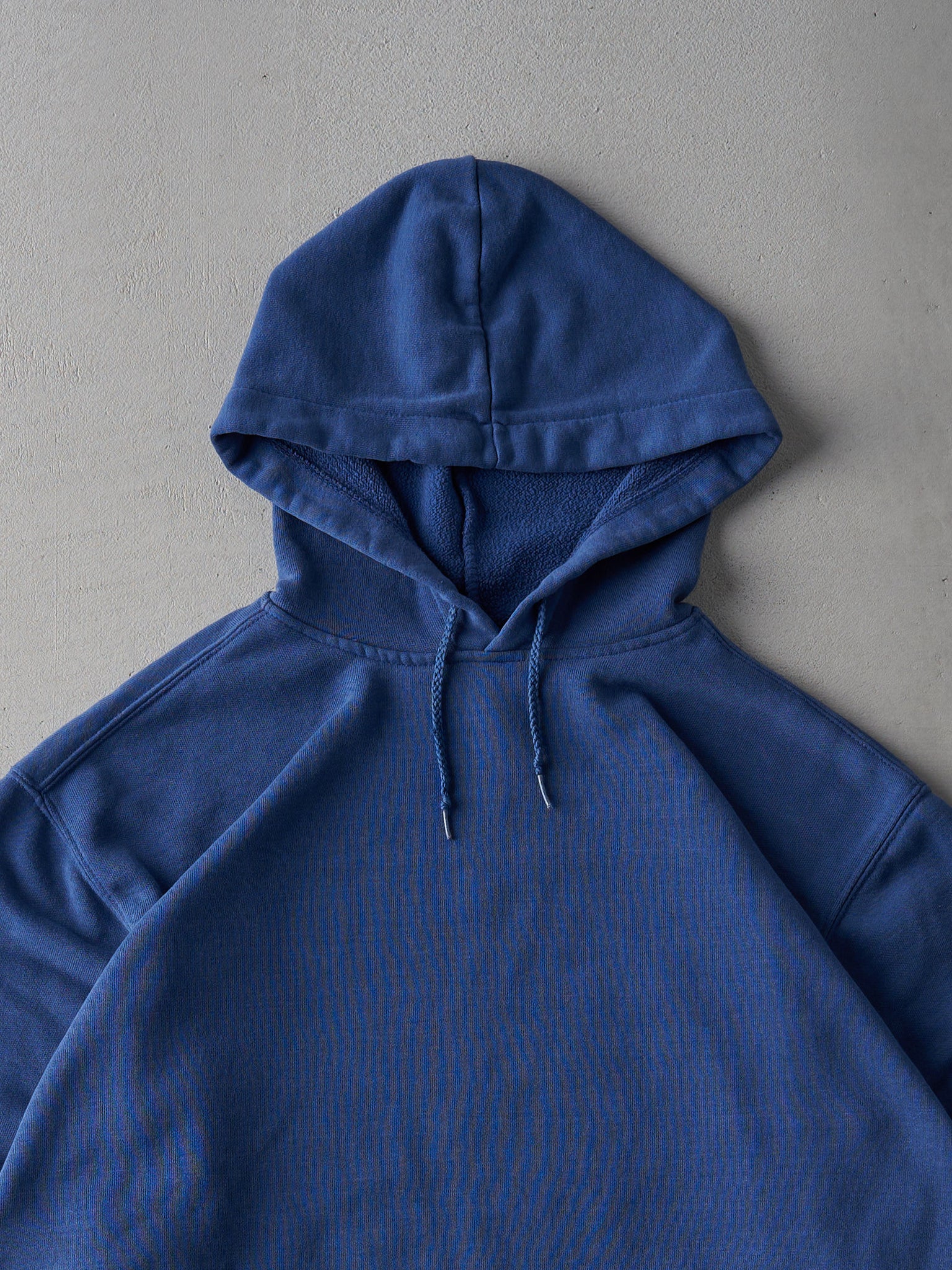 Vintage 90s Faded Blue Carhartt Blank Hoodie (L)