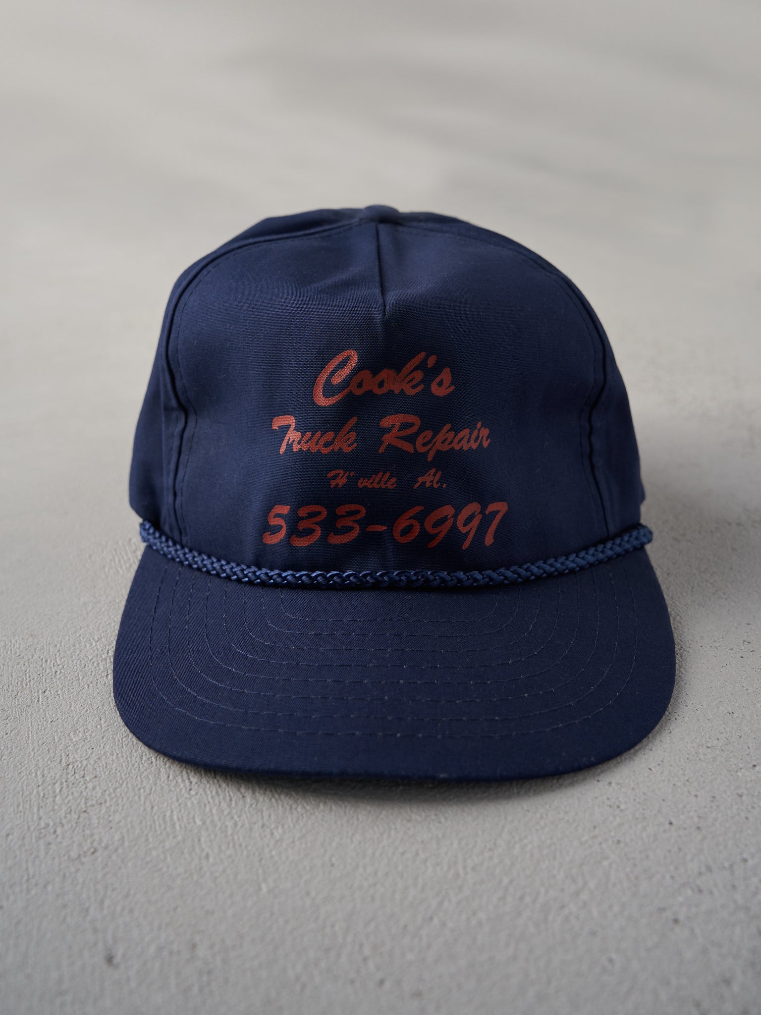 Vintage 70s Navy Cook's Truck Repair Hat