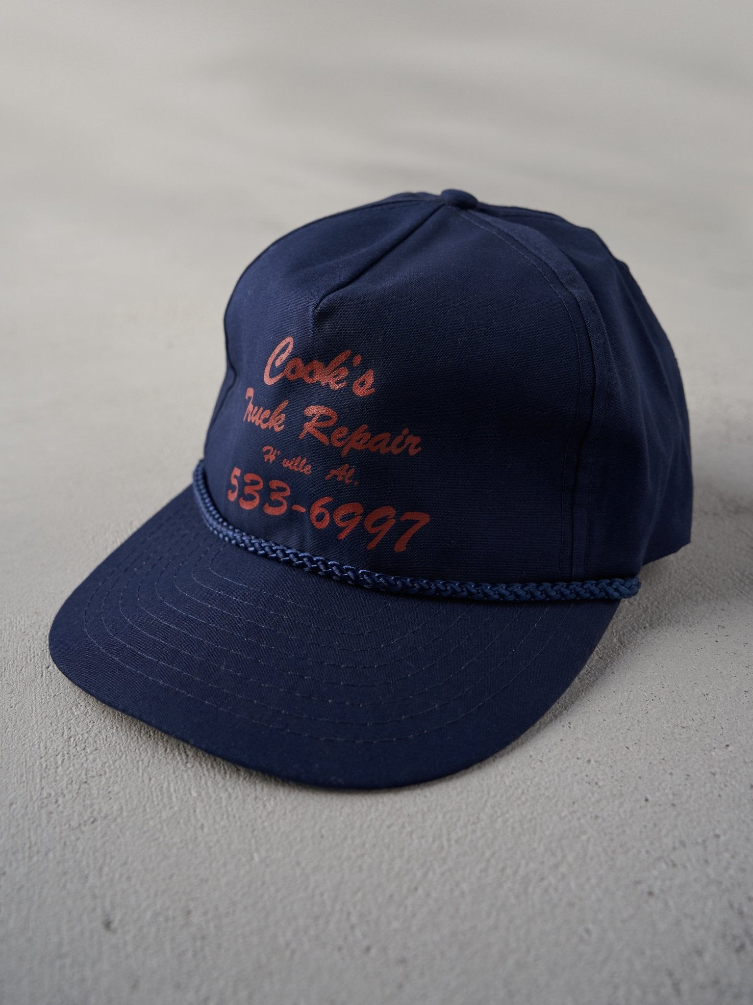 Vintage 70s Navy Cook's Truck Repair Hat