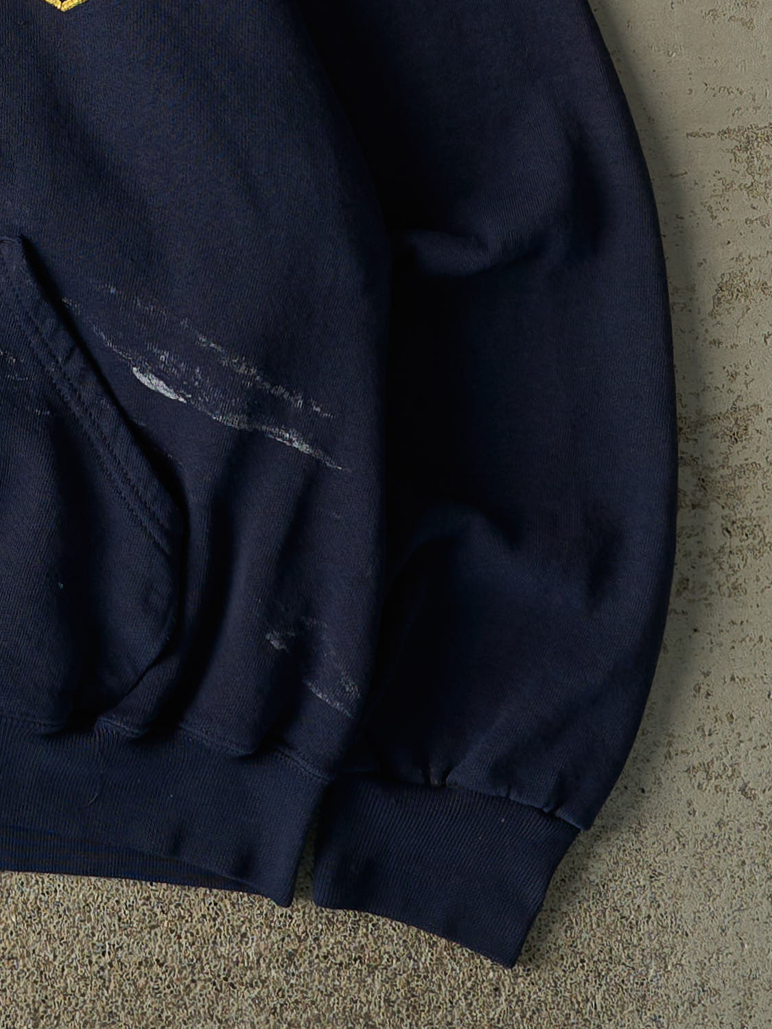 Vintage Y2K Navy Blue Russell Athletic Griffins Hoodie (S/M)