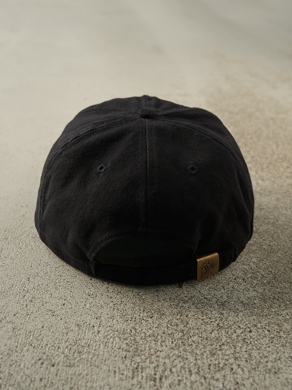 Vintage 90s Black Embroidered Elite Strapback