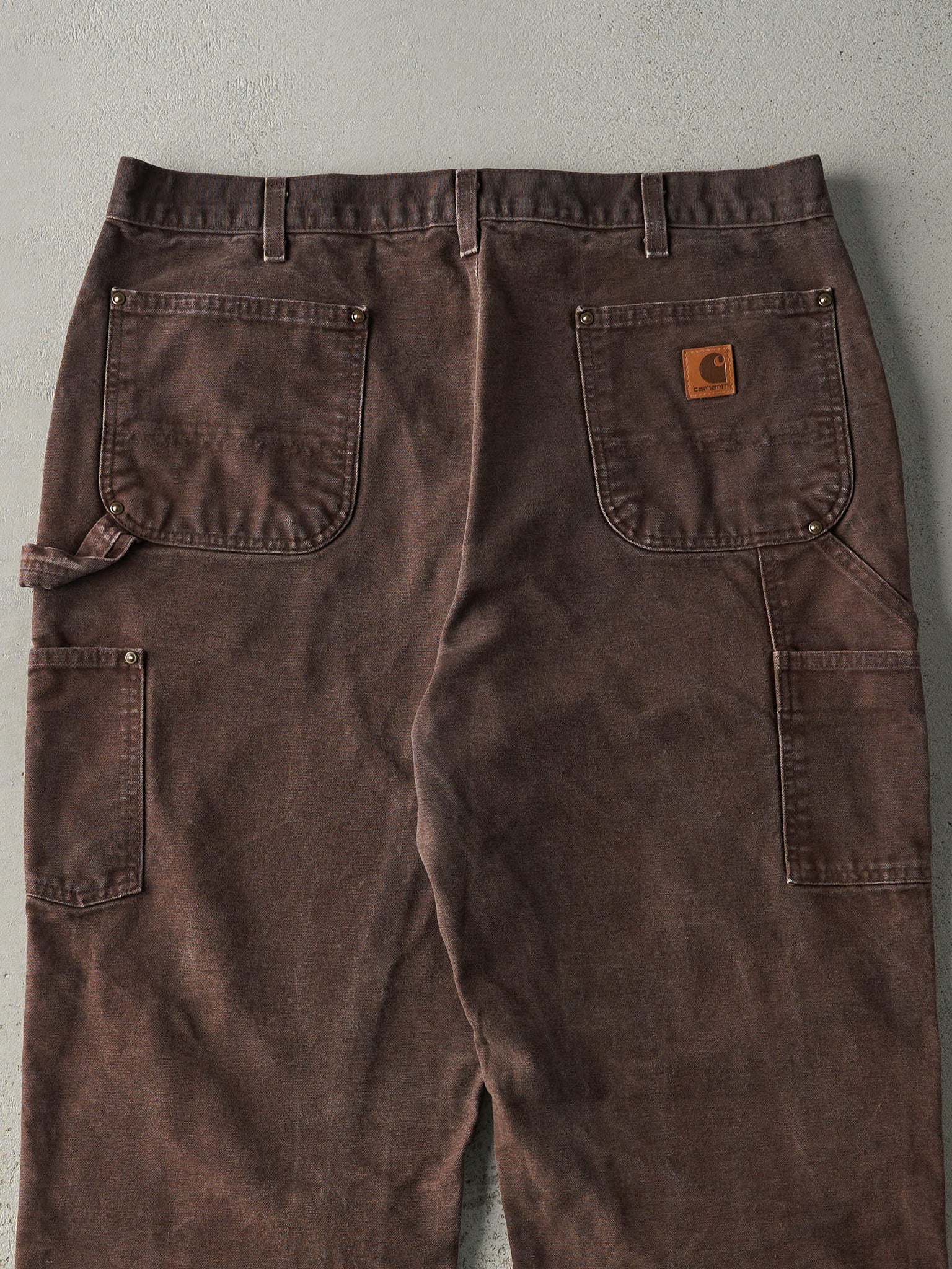 Vintage Y2K Brown Carhartt Double Knee Carpenter Pants (37x32)