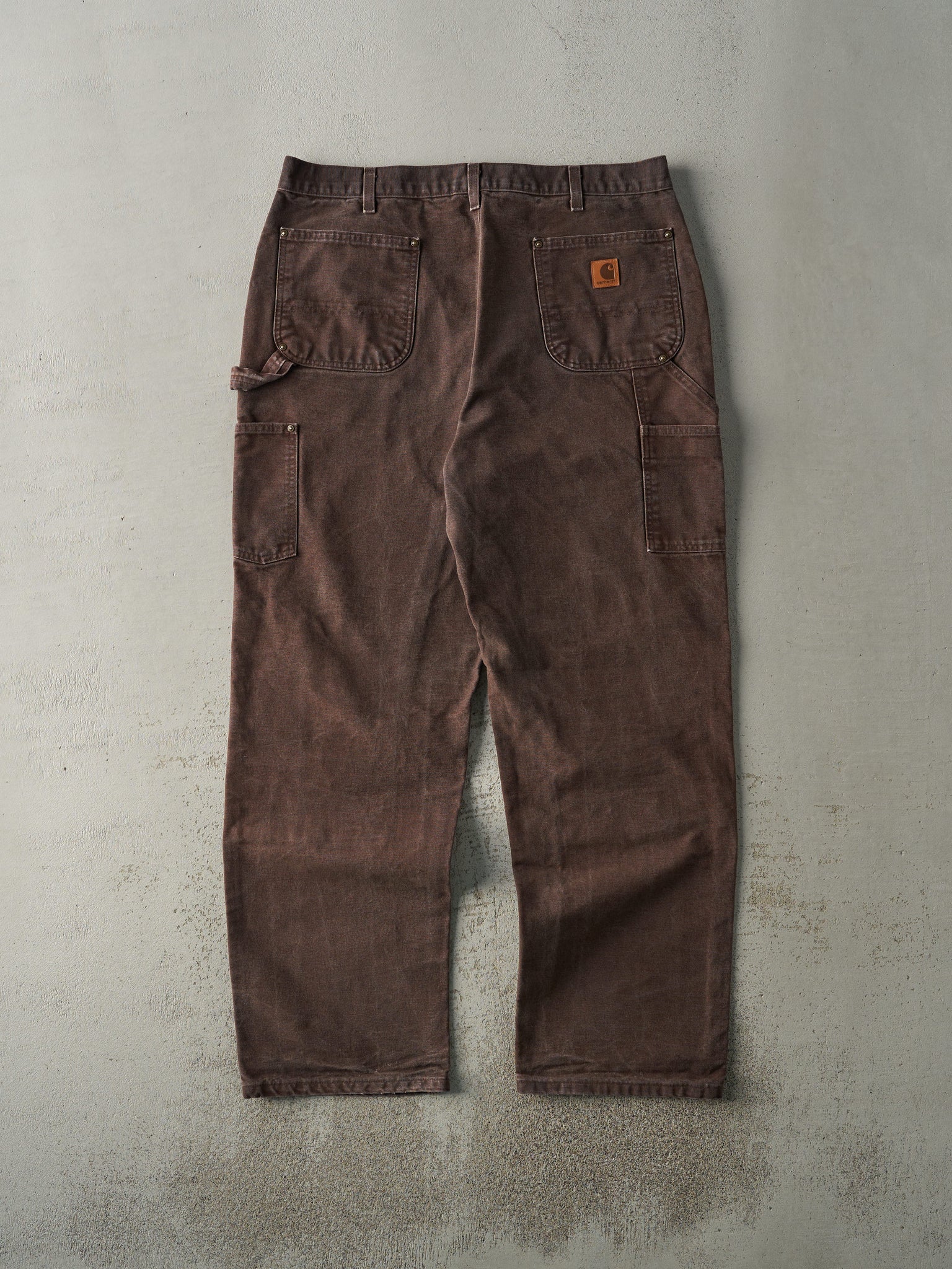 Vintage Y2K Brown Carhartt Double Knee Carpenter Pants (37x32)