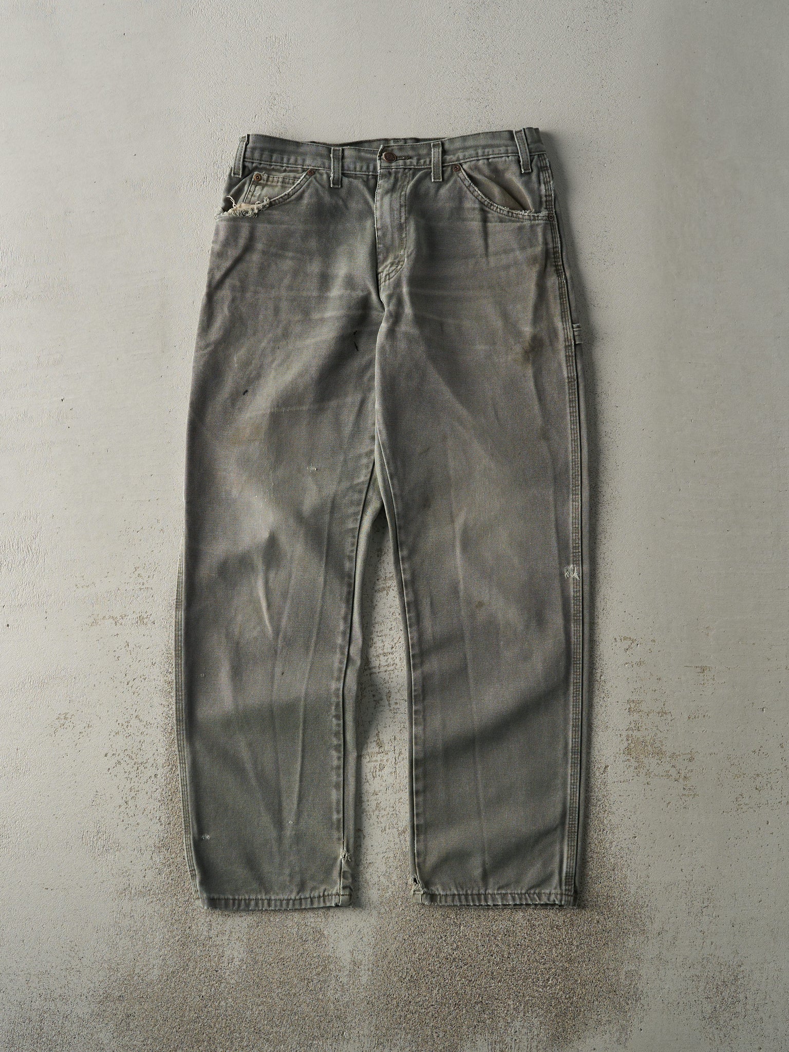 Vintage 90s Green Dickies Carpenter Pants (32x31)