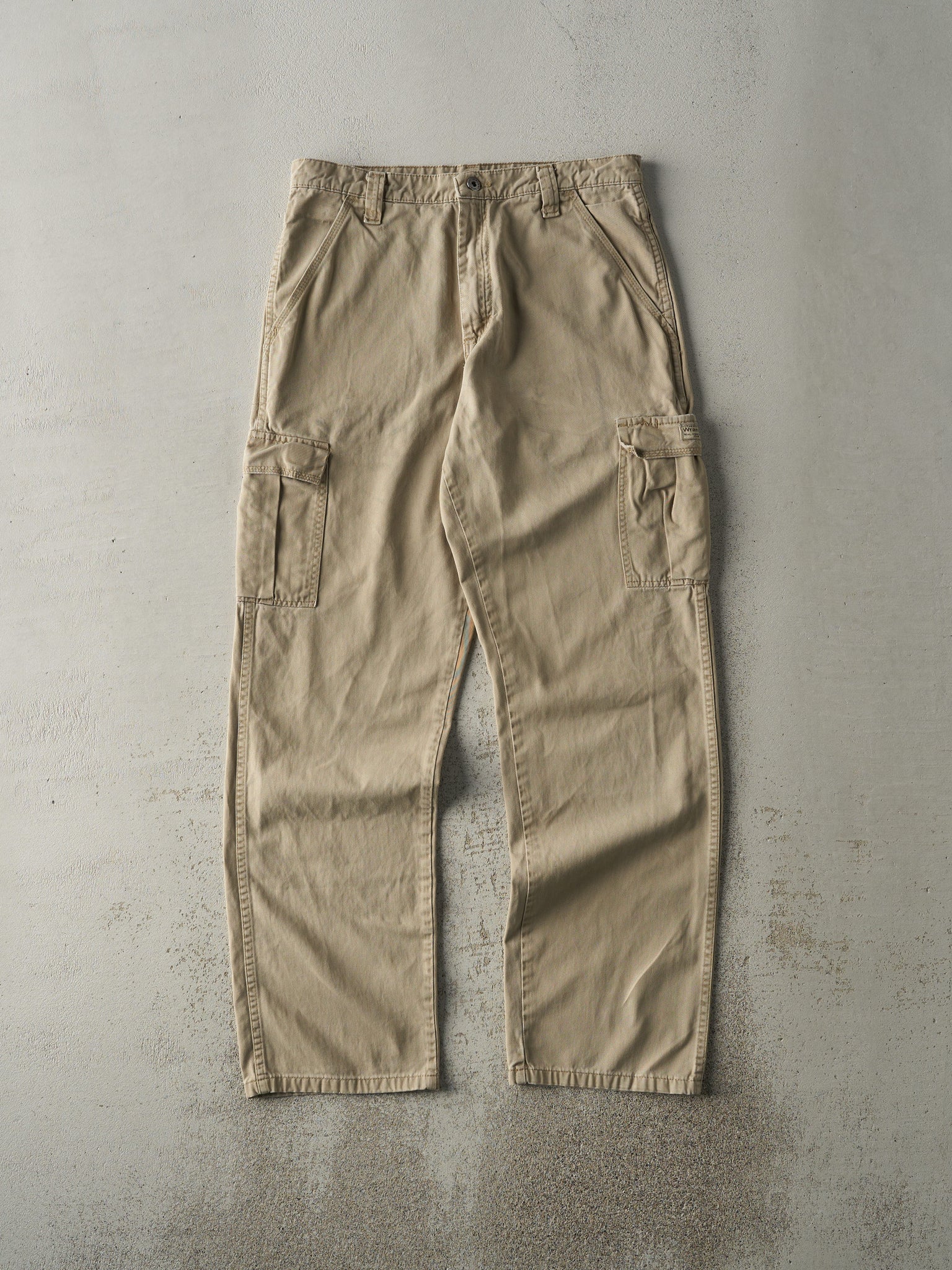 Vintage 90s Beige Wrangler Cargo Pants (32x32.5)