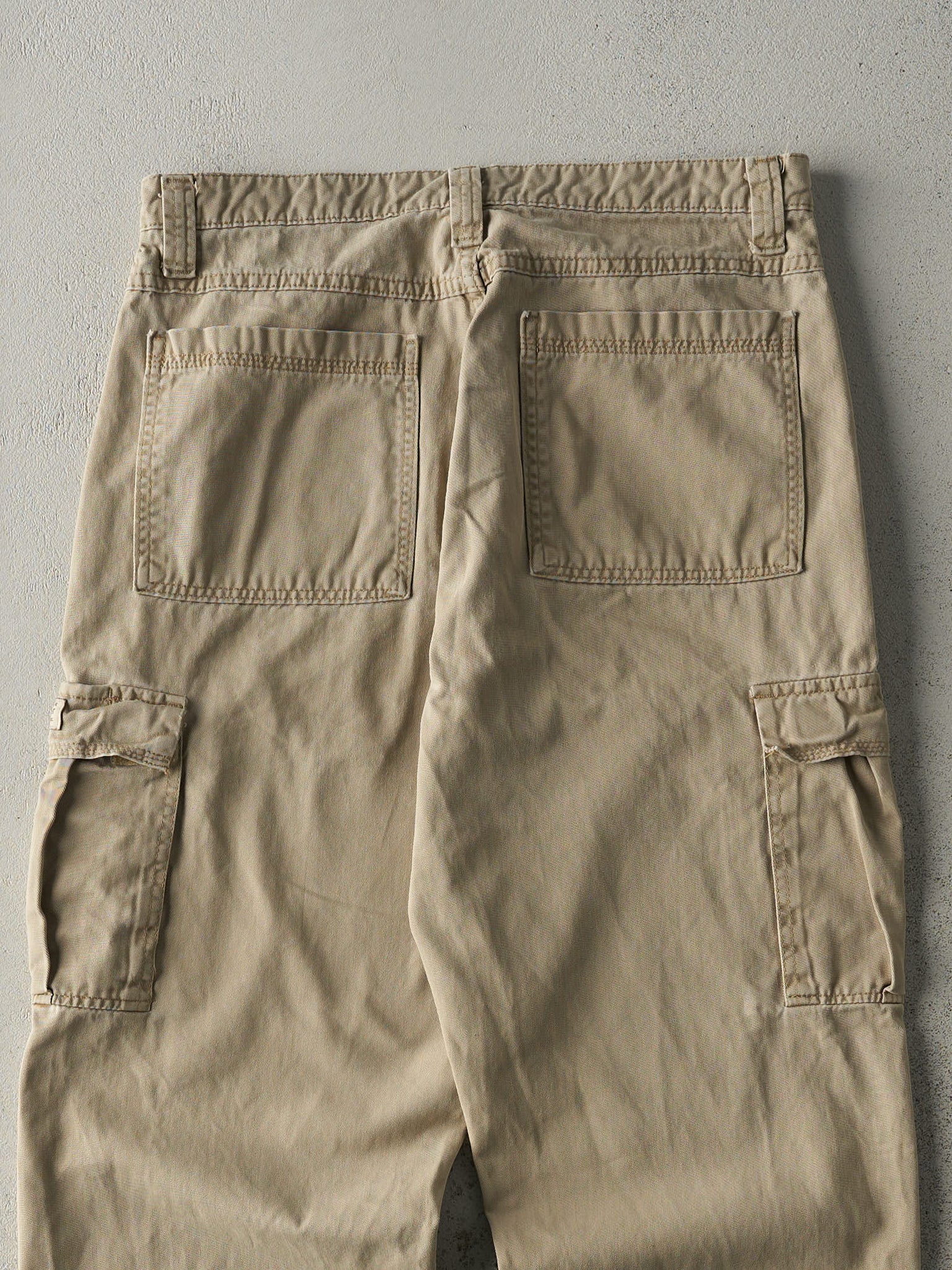 Vintage 90s Beige Wrangler Cargo Pants (32x32.5)