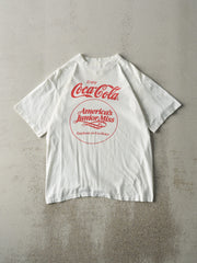 Vintage 90s White Coca Cola Single Stitch Tee (M)