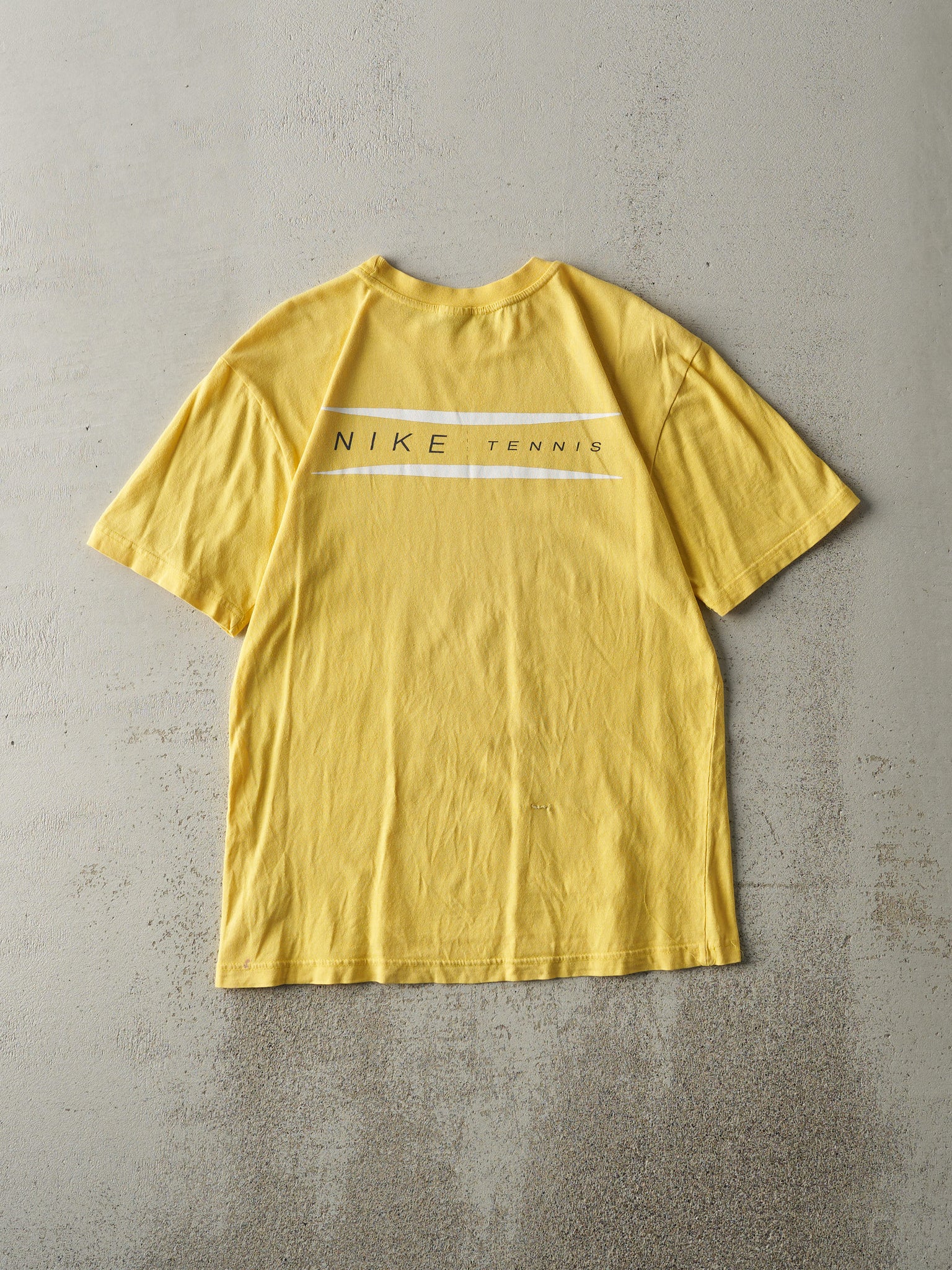 Vintage Y2K Yellow Nike Tennis Tee (S)