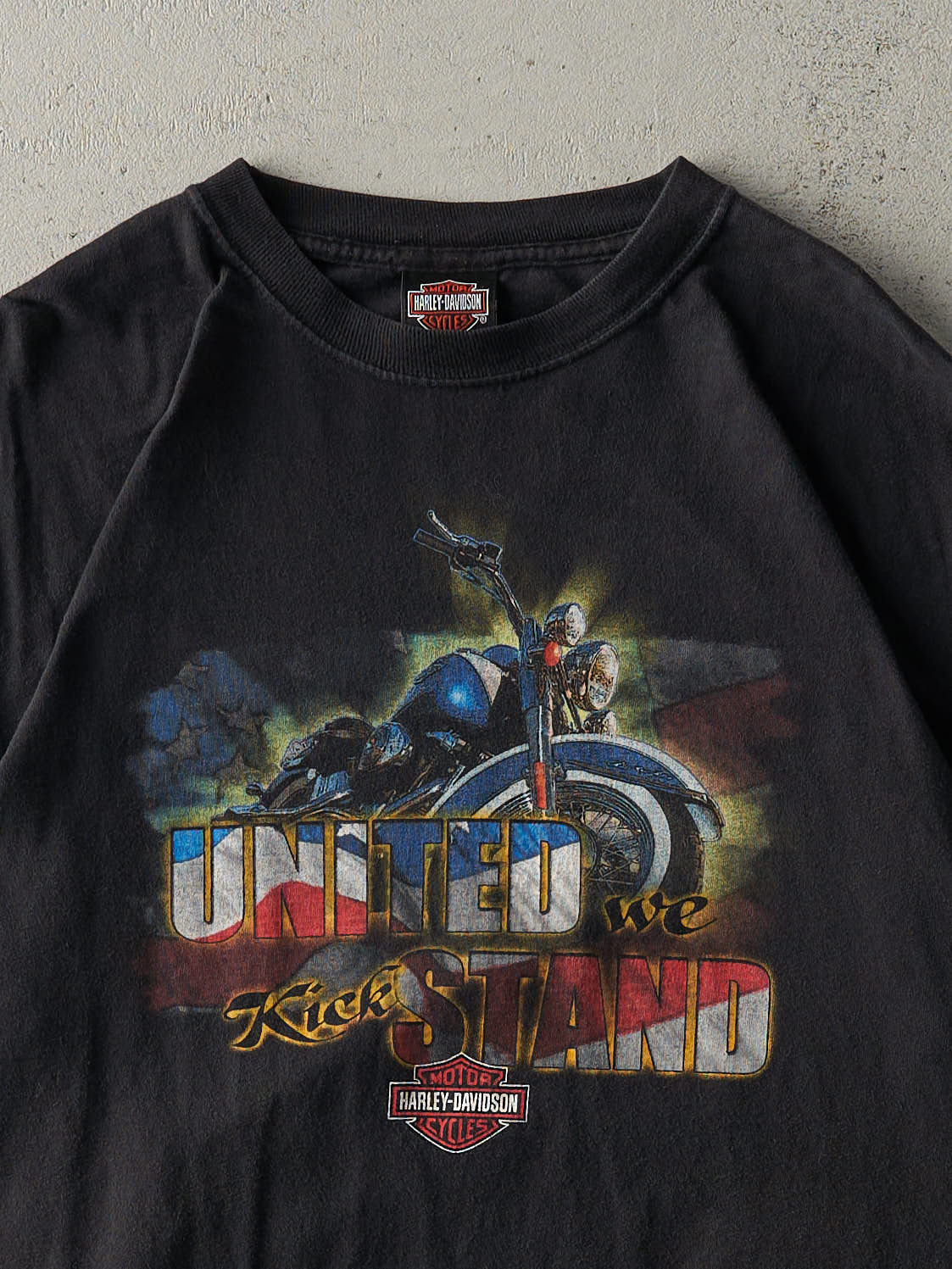 Vintage 06' Black Galeton, PA Harley Davidson Tee (L)