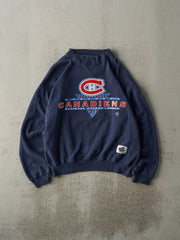 Vintage 90s Navy Blue Montreal Canadians Crewneck (S/M)