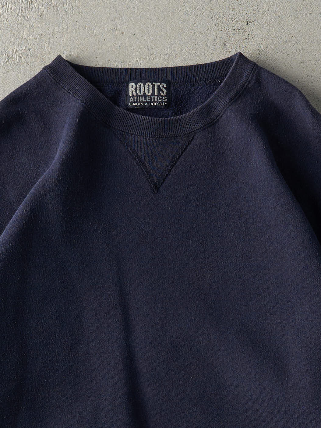 Vintage Y2K Navy Blue Roots Blank Crewneck (XL)