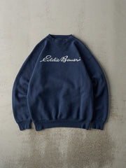 Vintage 90s Navy Blue Eddie Bauer Crewneck (M)