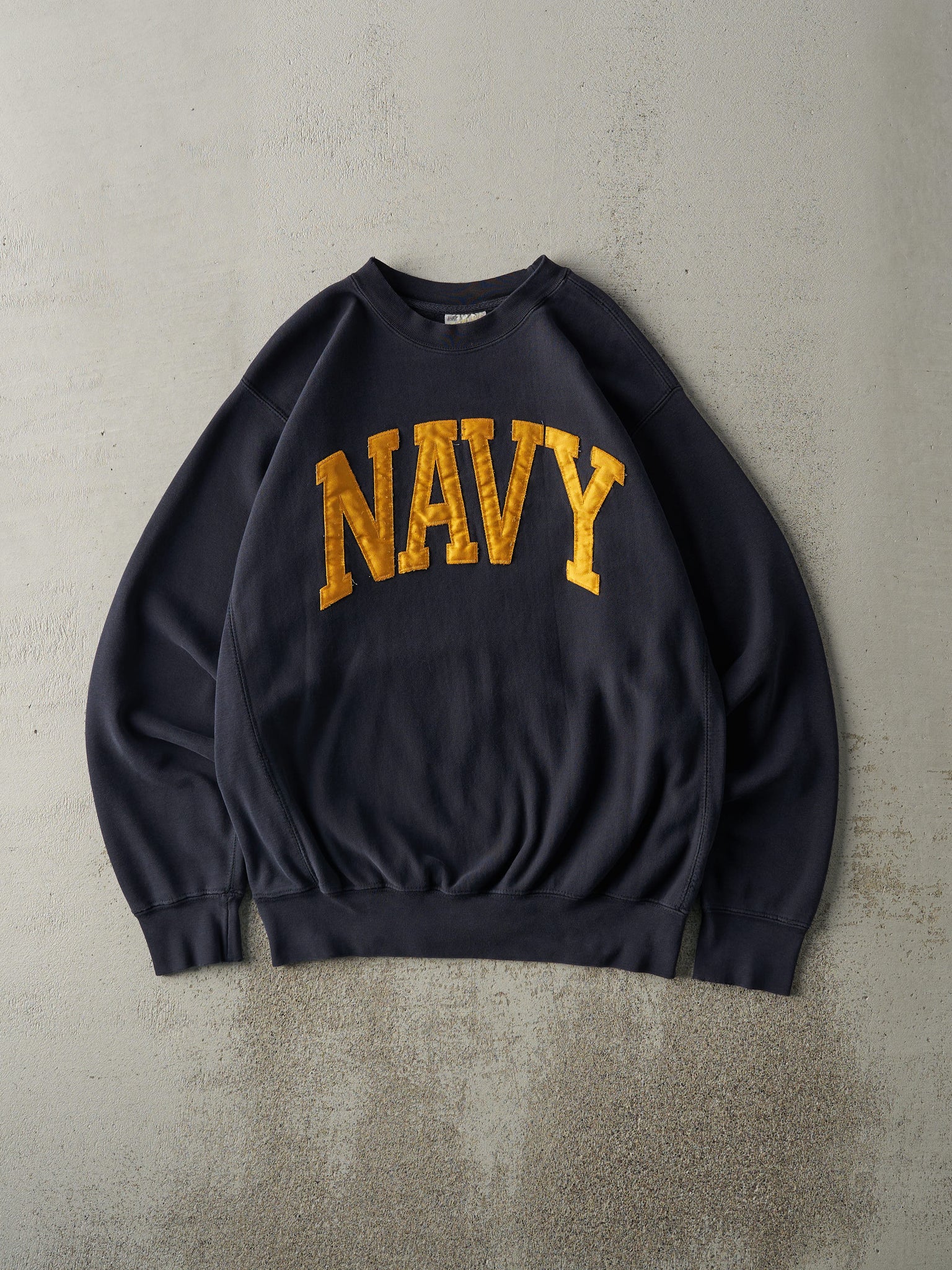 Vintage Y2K Navy Blue Navy Crewneck (M/L)