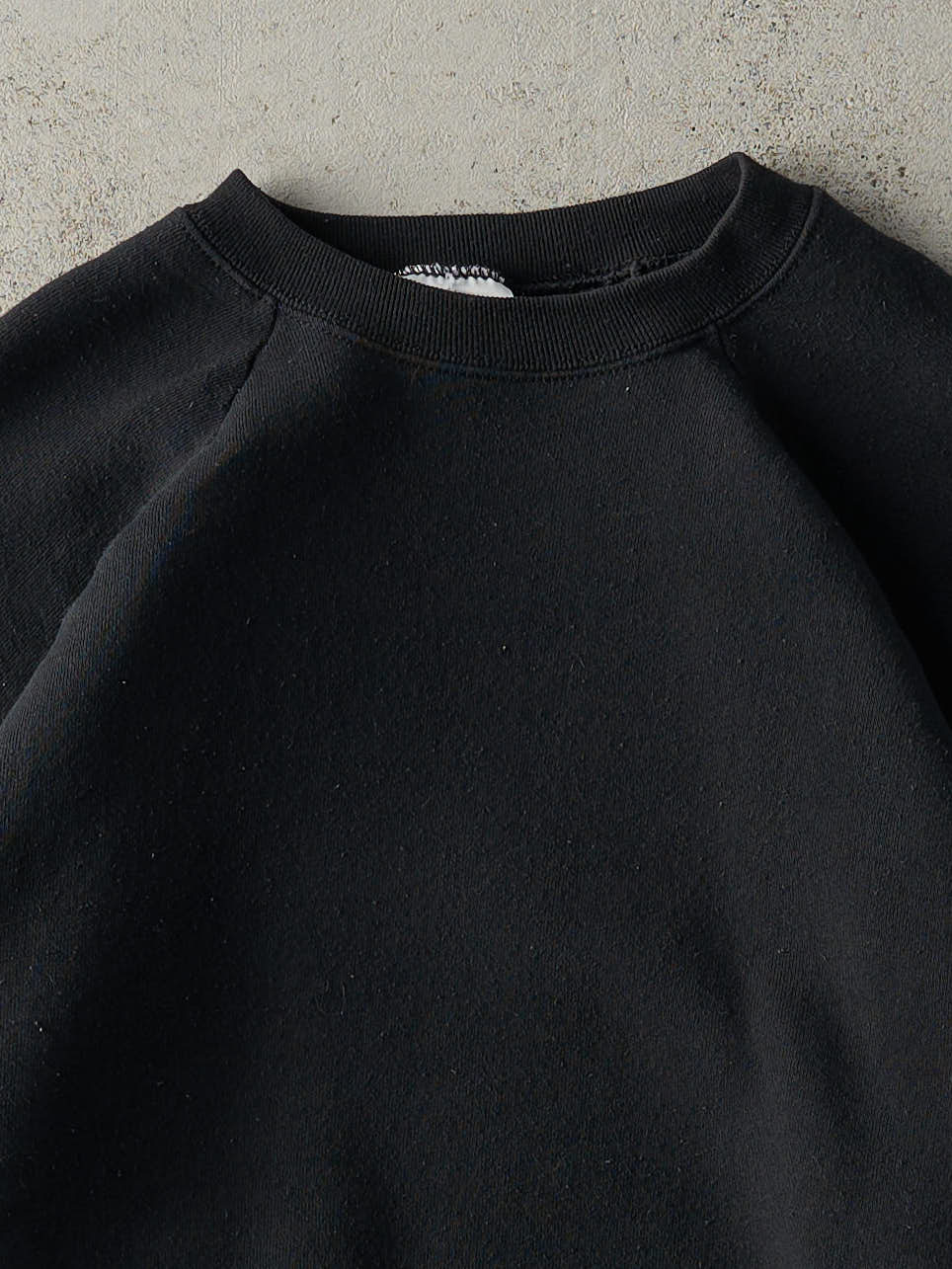 Vintage 80s Black Blank Crewneck (M)