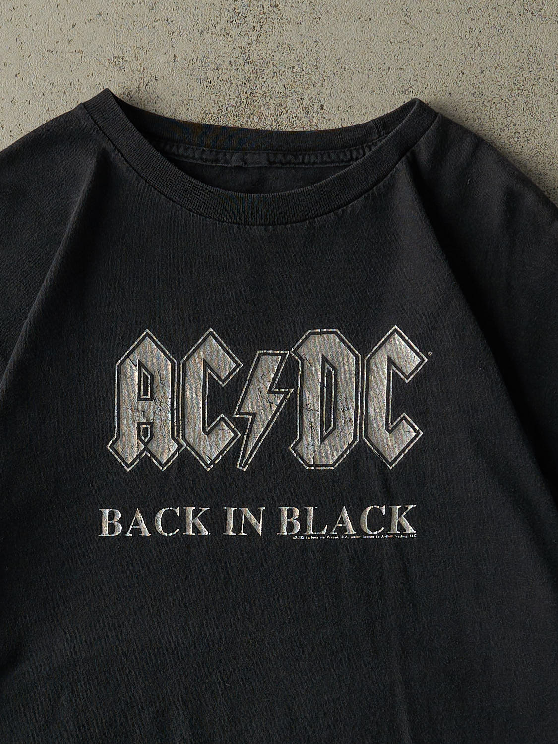 Vintage 05' Black ACDC "Back in Black" Tee (L/XL)