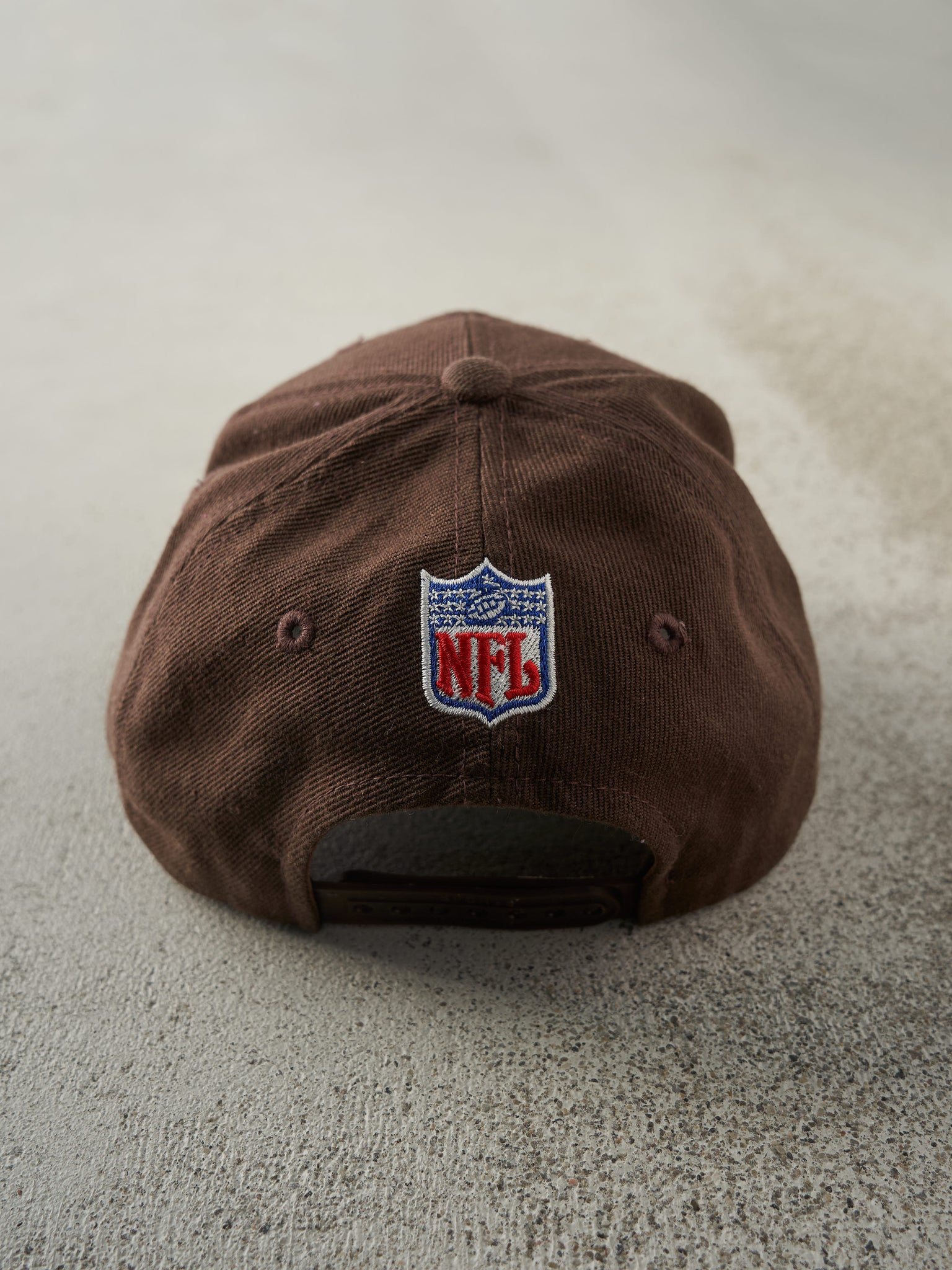 Vintage 90s Brown Embroidered Cleveland Browns NFL Snapback Hat