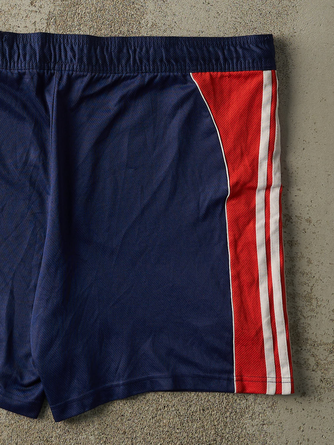 Vintage 90s Navy Blue Adidas x Athletic Club Bilbao Track Shorts