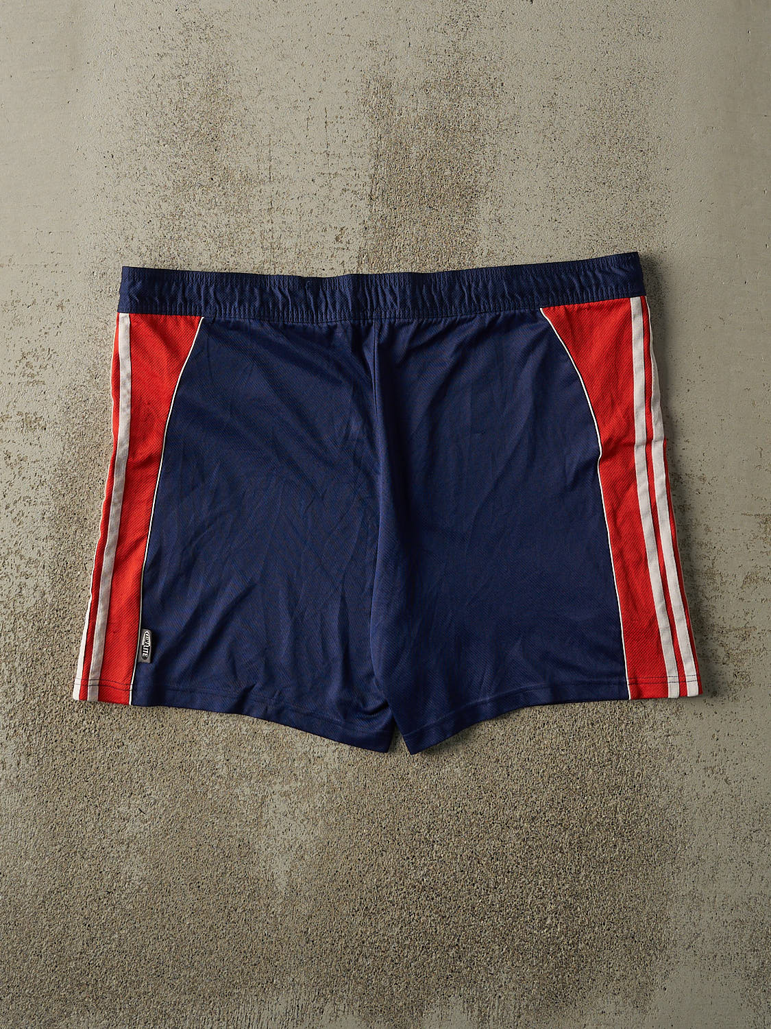 Vintage 90s Navy Blue Adidas x Athletic Club Bilbao Track Shorts
